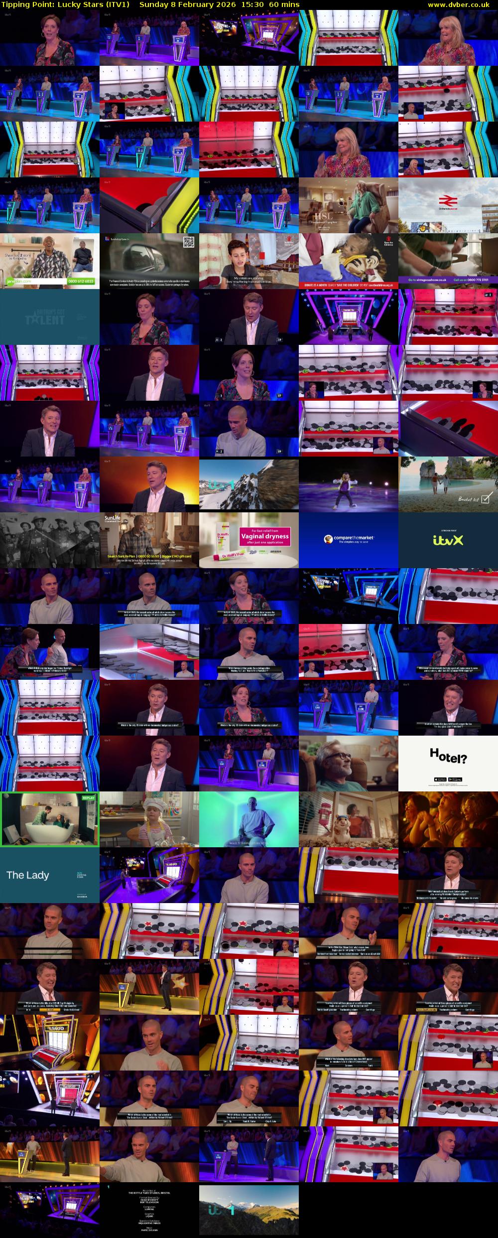 Tipping Point: Lucky Stars (ITV1) Sunday 8 February 2026 15:30 - 16:30