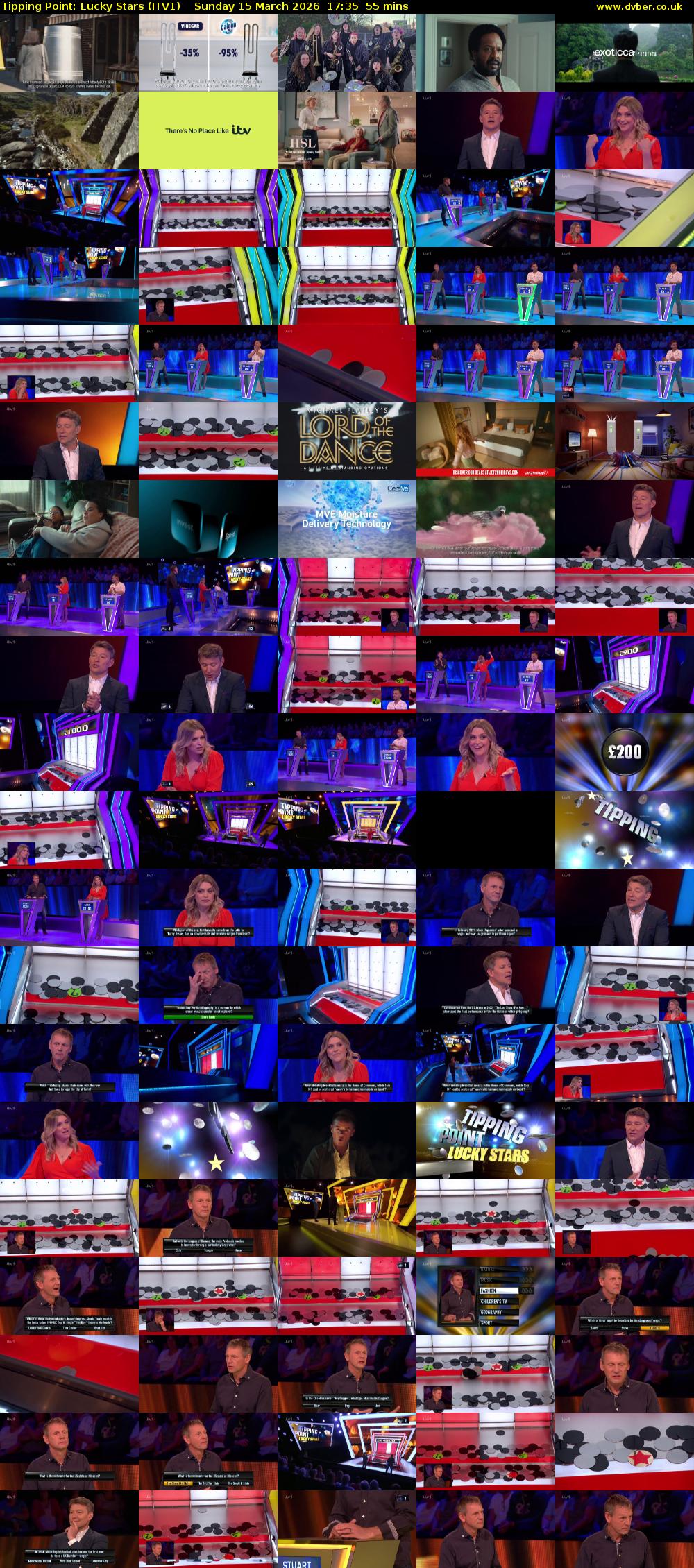 Tipping Point: Lucky Stars (ITV1) Sunday 15 March 2026 17:35 - 18:30
