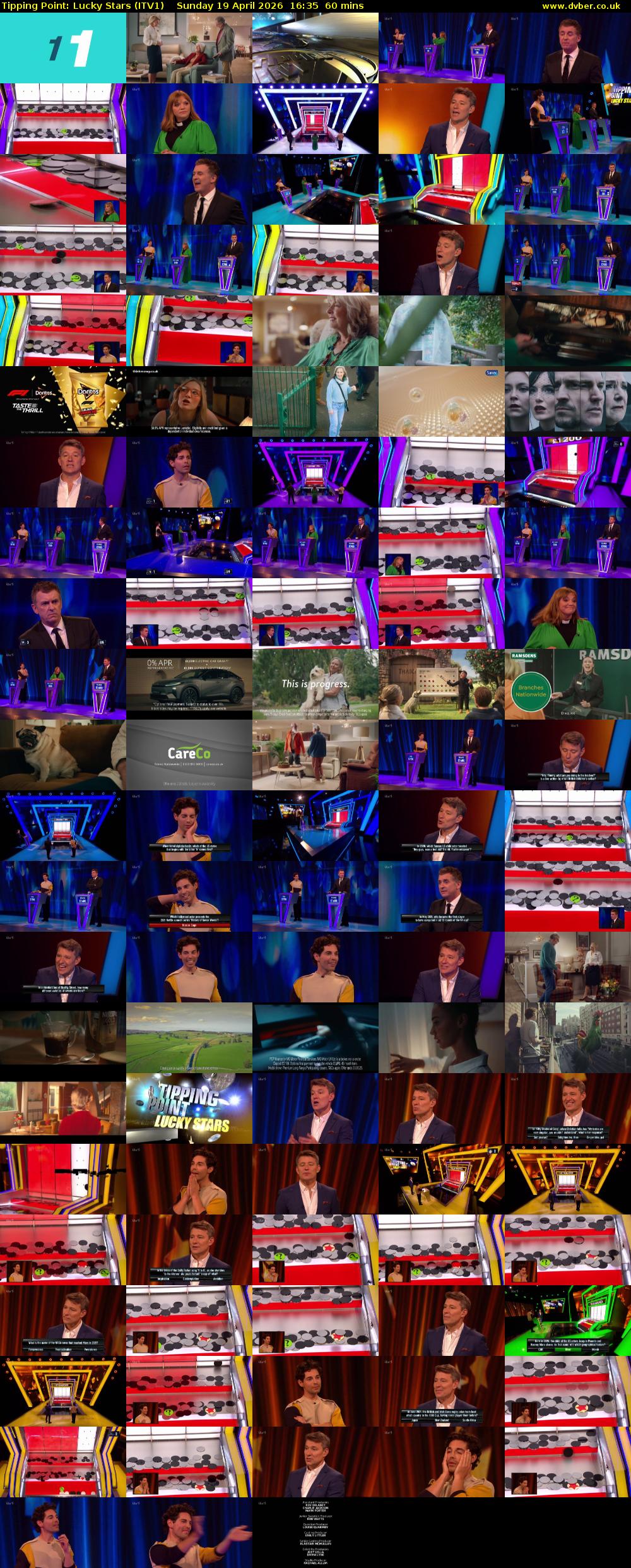 Tipping Point: Lucky Stars (ITV1) Sunday 19 April 2026 16:35 - 17:35