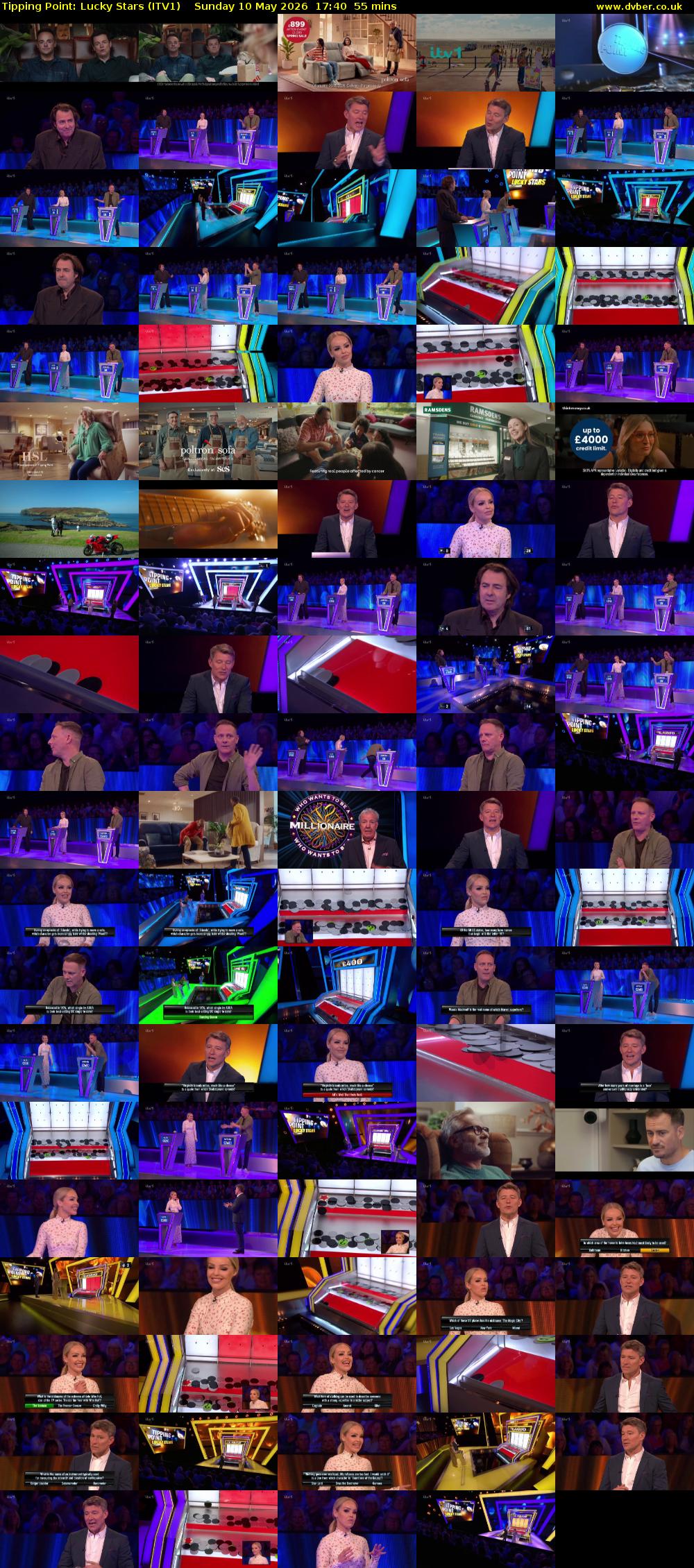 Tipping Point: Lucky Stars (ITV1) Sunday 10 May 2026 17:40 - 18:35