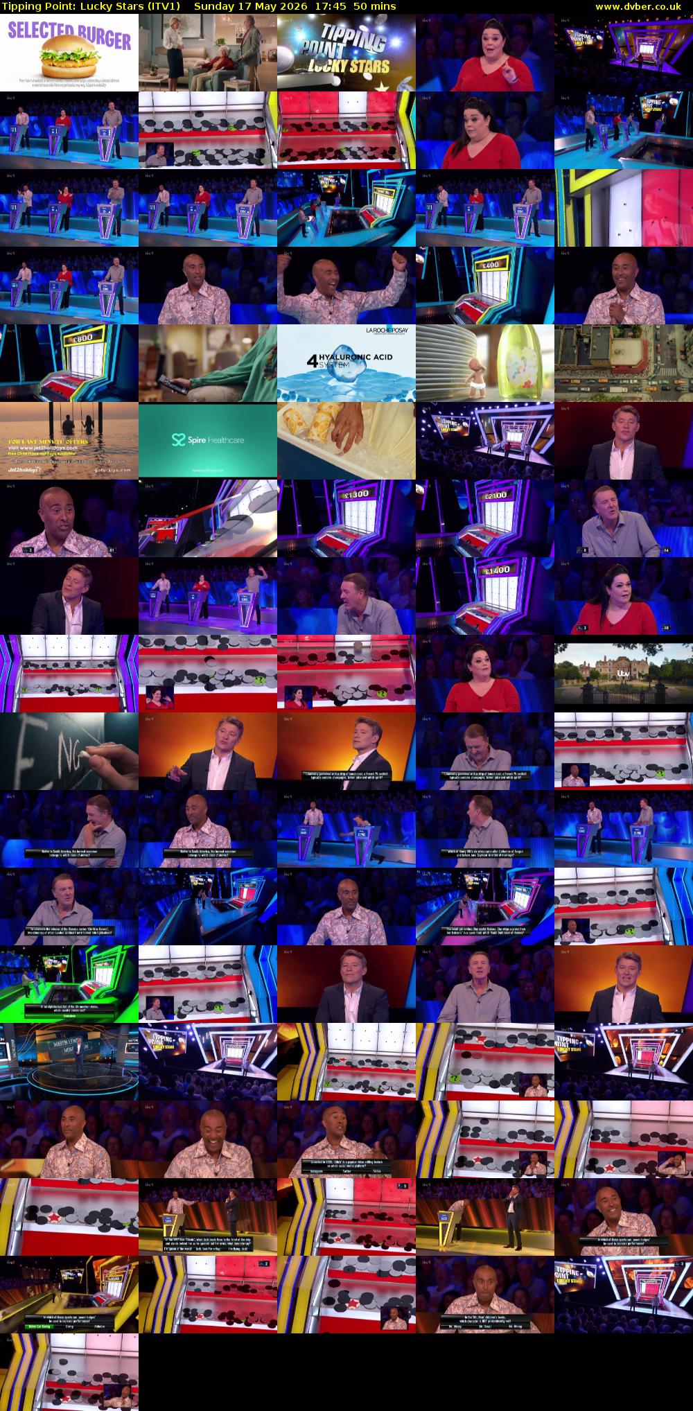 Tipping Point: Lucky Stars (ITV1) Sunday 17 May 2026 17:45 - 18:35