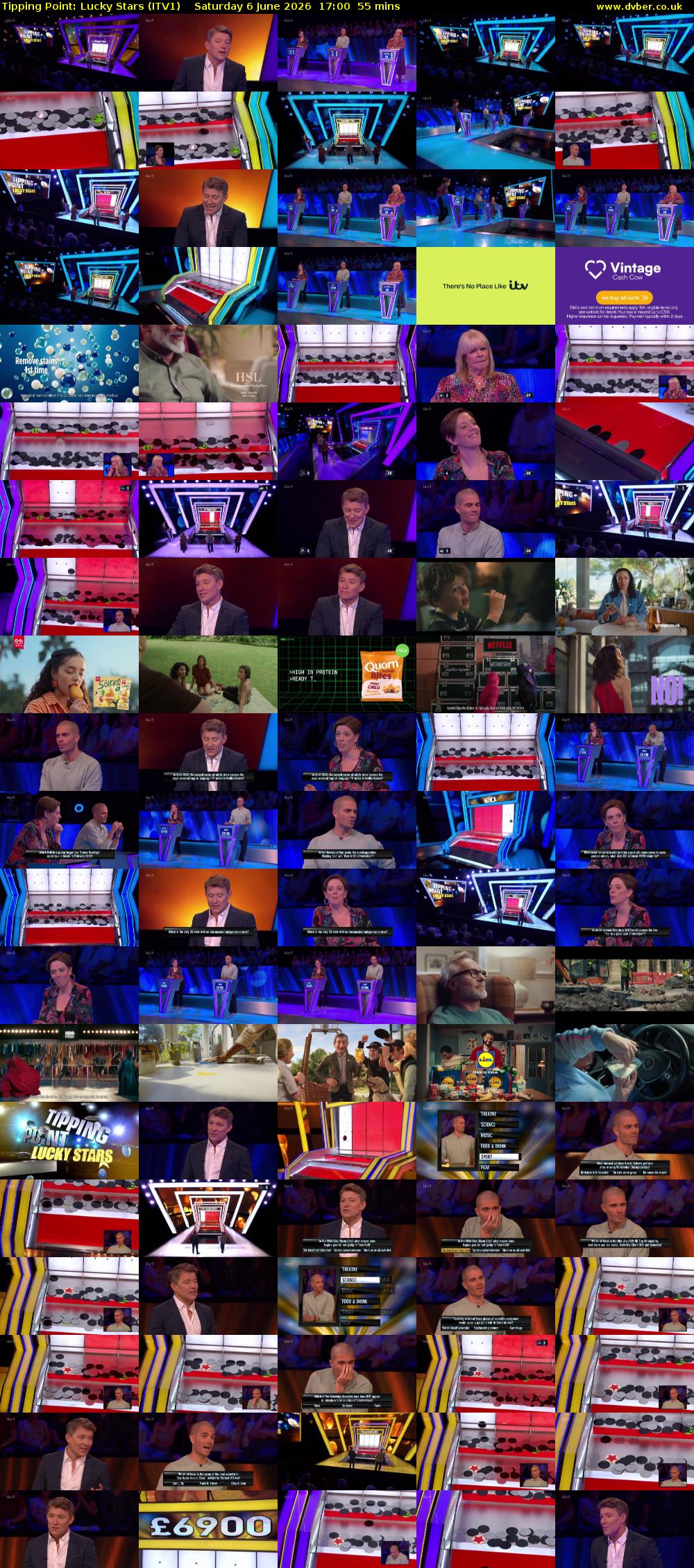 Tipping Point: Lucky Stars (ITV1) Saturday 6 June 2026 17:00 - 17:55