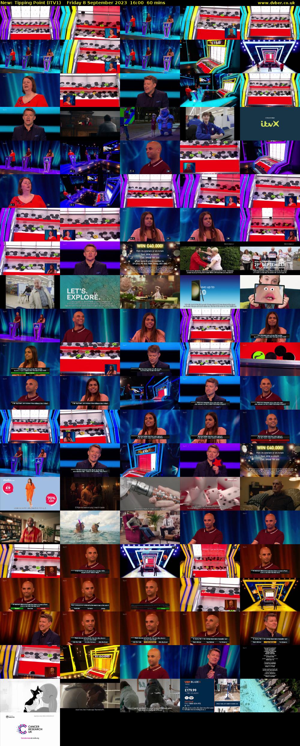 Tipping Point (ITV1) Friday 8 September 2023 16:00 - 17:00