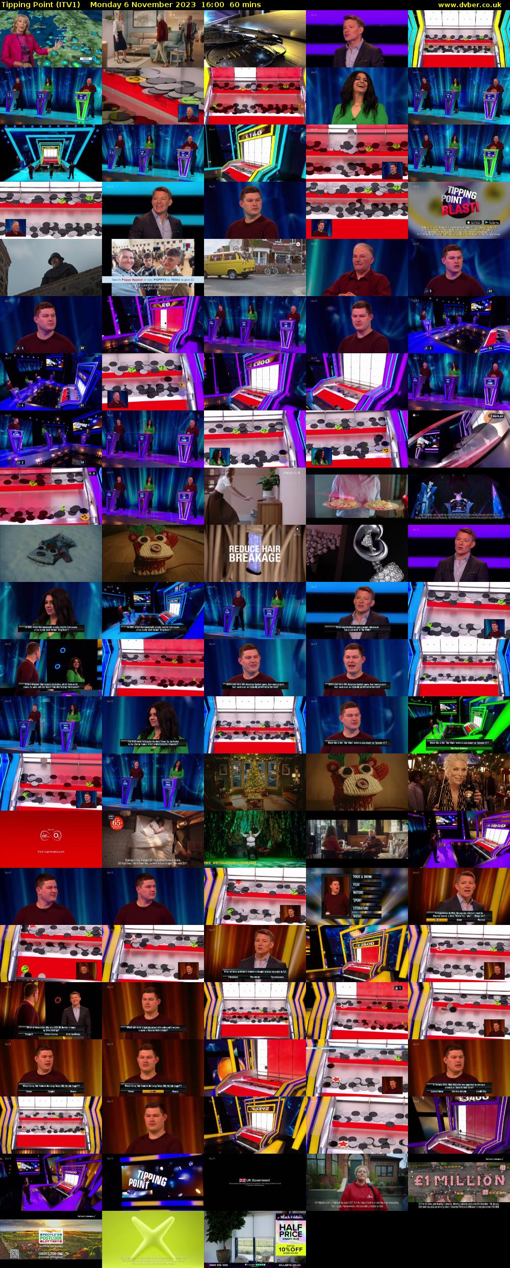 Tipping Point (ITV1) Monday 6 November 2023 16:00 - 17:00