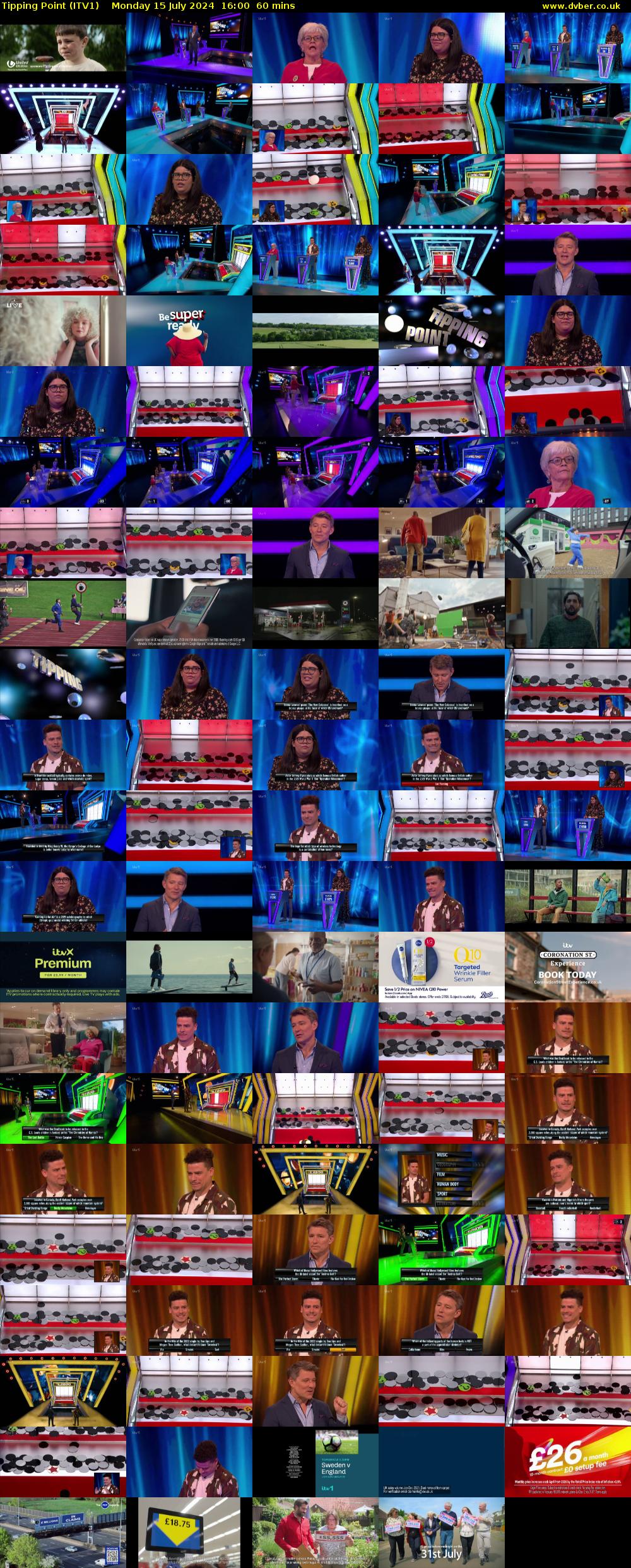 Tipping Point (ITV1) Monday 15 July 2024 16:00 - 17:00