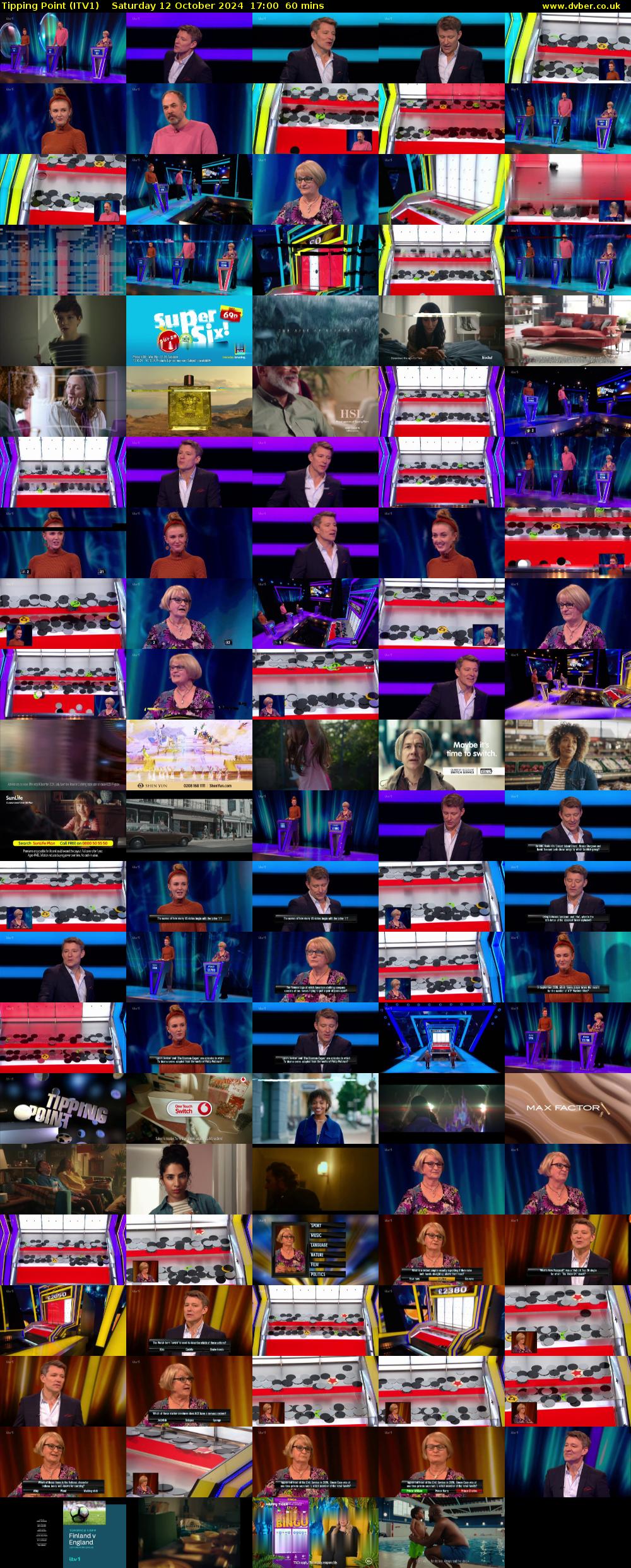 Tipping Point (ITV1) Saturday 12 October 2024 17:00 - 18:00