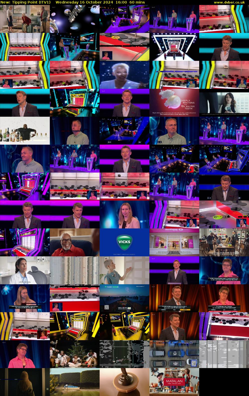Tipping Point (ITV1) Wednesday 16 October 2024 16:00 - 17:00