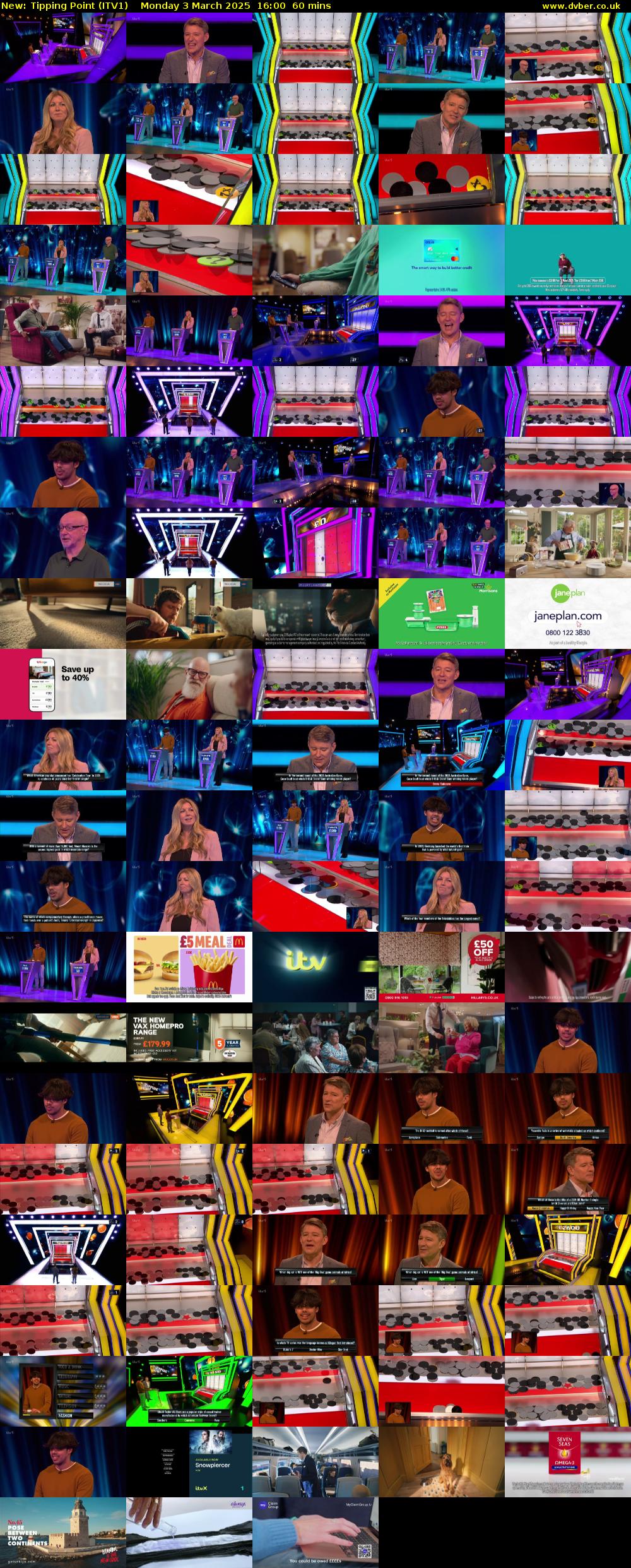 Tipping Point (ITV1) Monday 3 March 2025 16:00 - 17:00