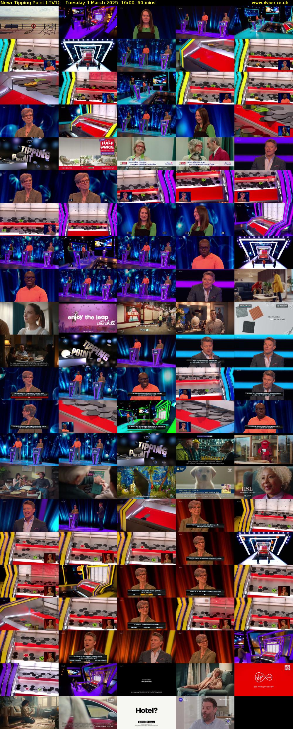 Tipping Point (ITV1) Tuesday 4 March 2025 16:00 - 17:00