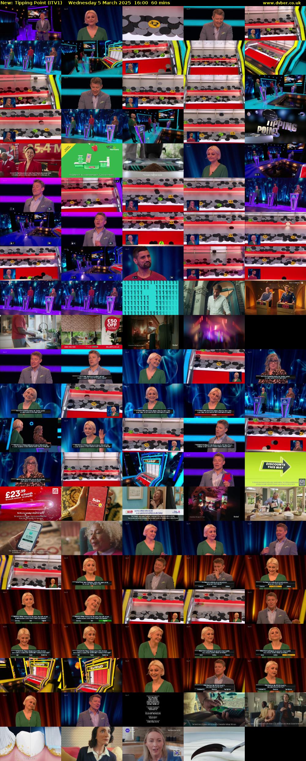 Tipping Point (ITV1) Wednesday 5 March 2025 16:00 - 17:00