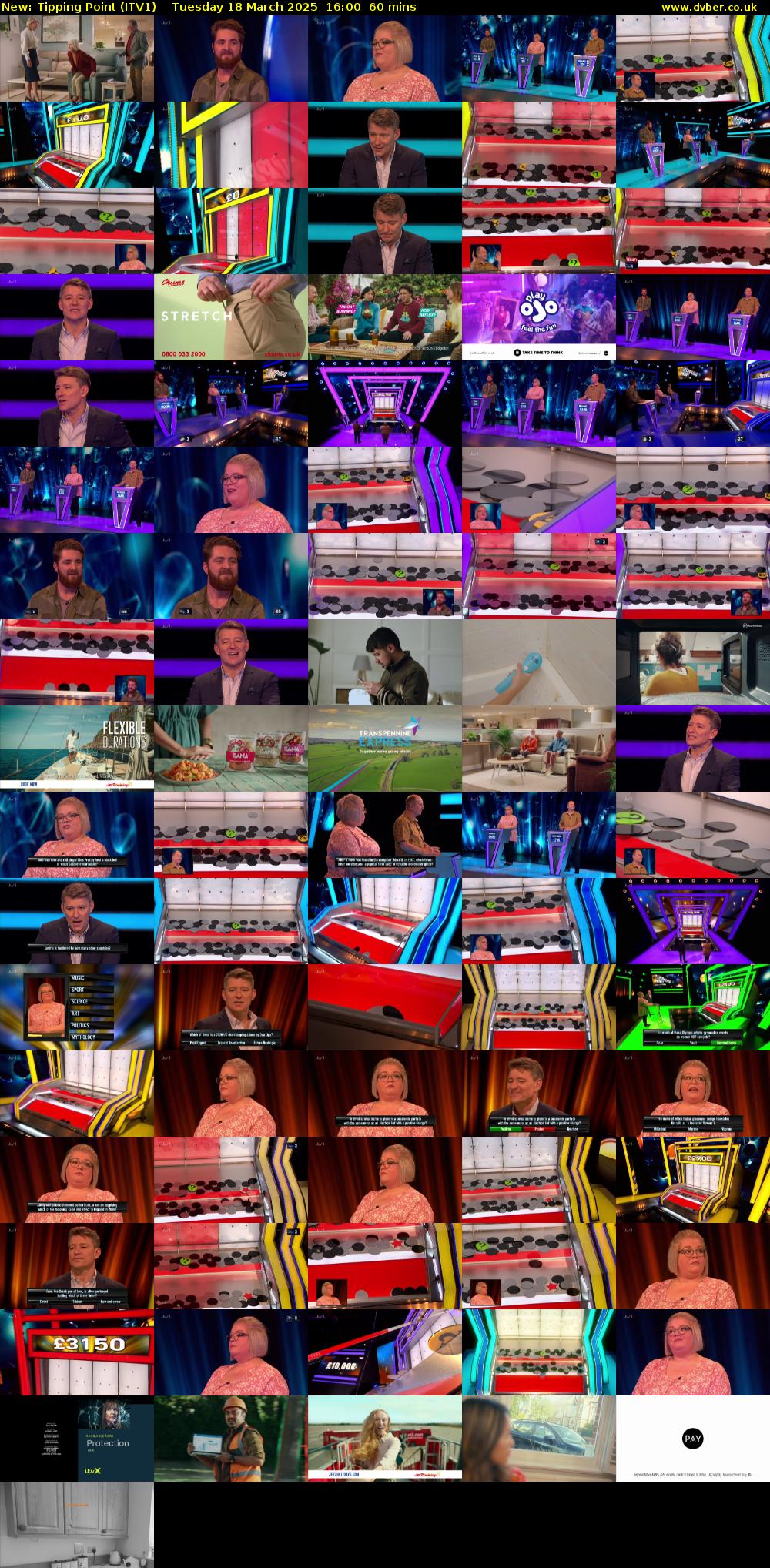 Tipping Point (ITV1) Tuesday 18 March 2025 16:00 - 17:00