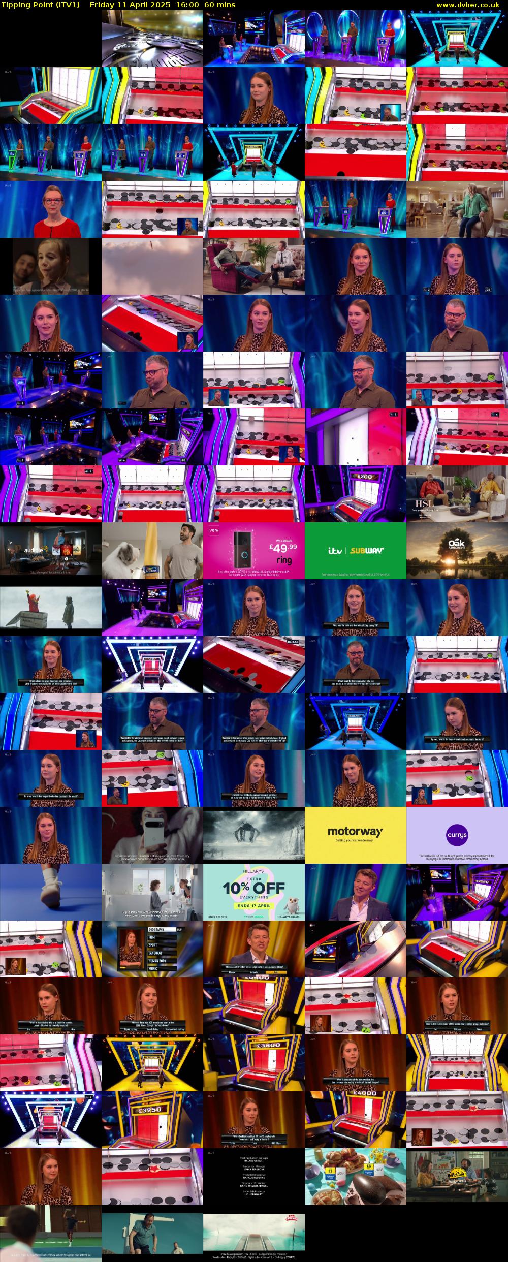 Tipping Point (ITV1) Friday 11 April 2025 16:00 - 17:00