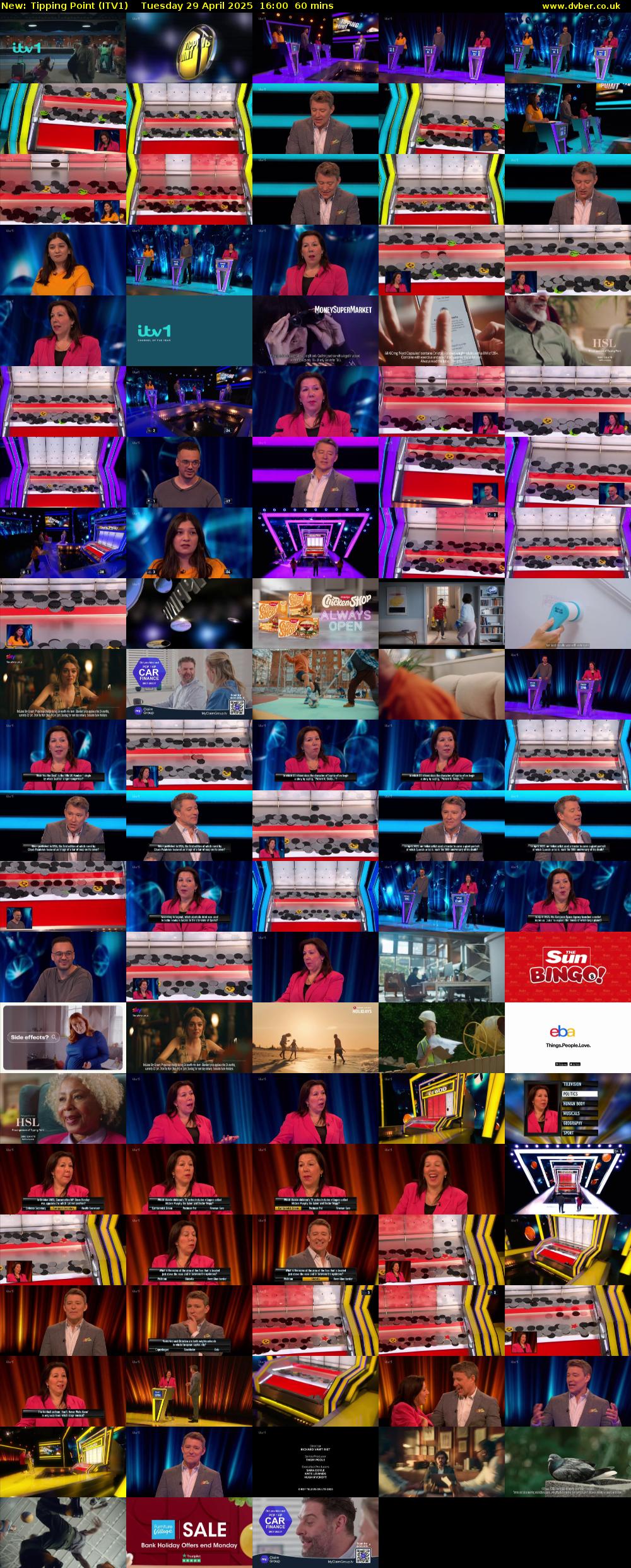Tipping Point (ITV1) Tuesday 29 April 2025 16:00 - 17:00