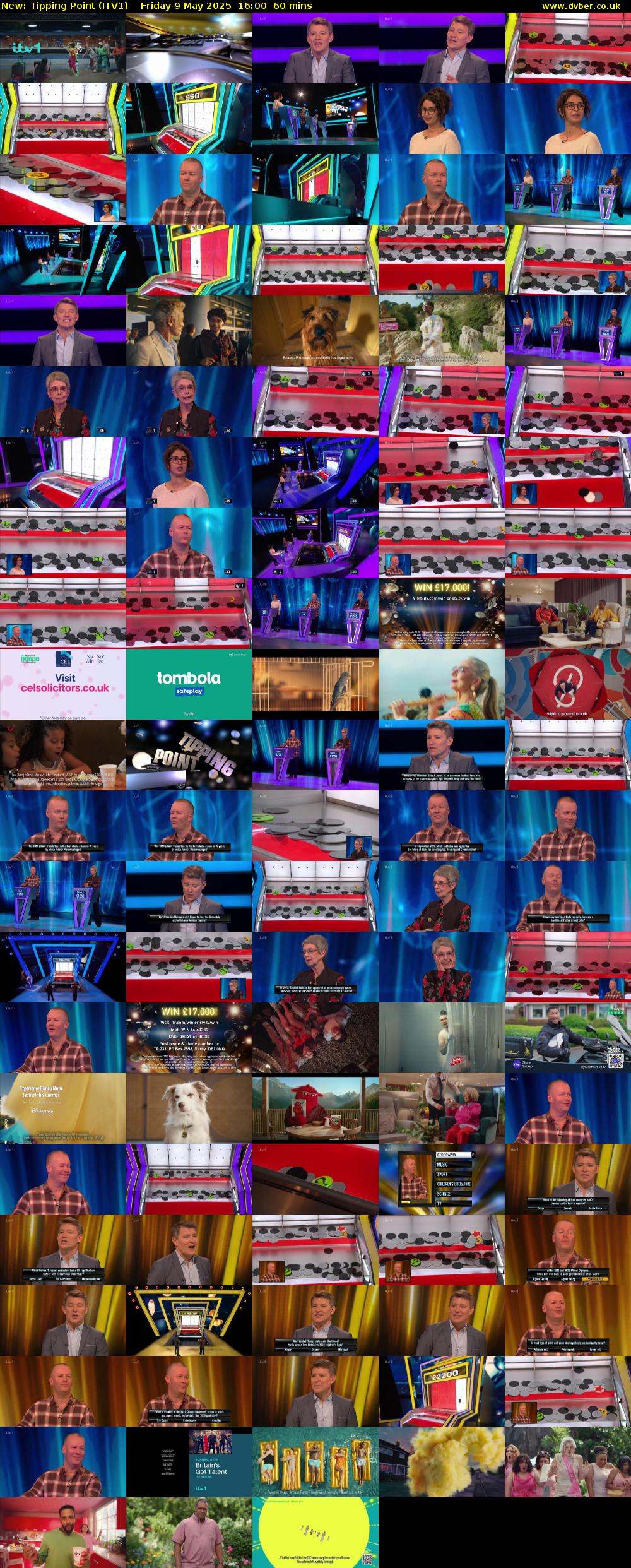 Tipping Point (ITV1) Friday 9 May 2025 16:00 - 17:00