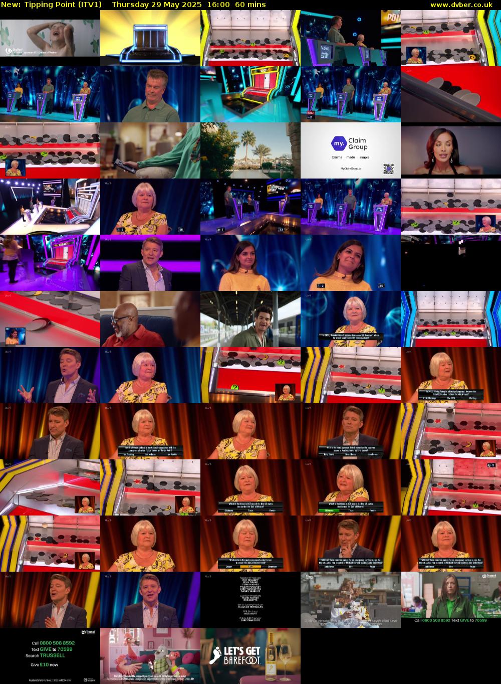Tipping Point (ITV1) Thursday 29 May 2025 16:00 - 17:00