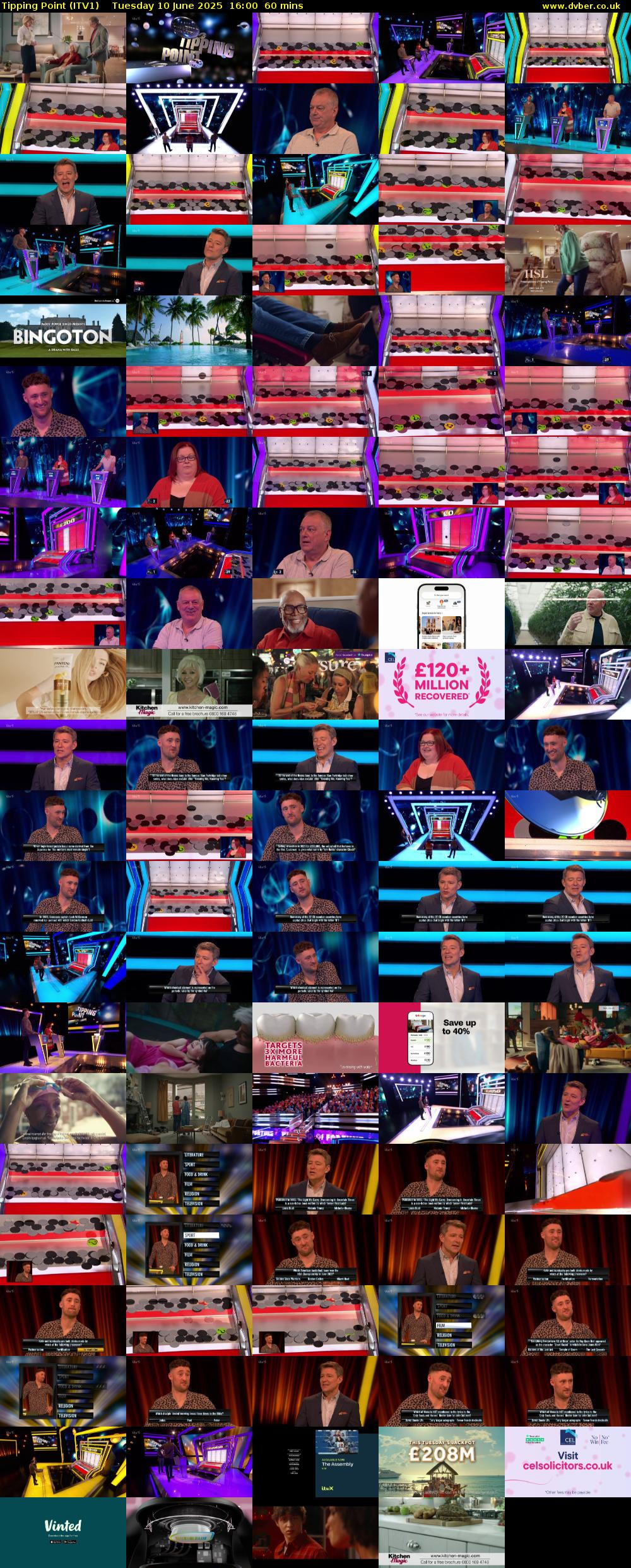 Tipping Point (ITV1) Tuesday 10 June 2025 16:00 - 17:00