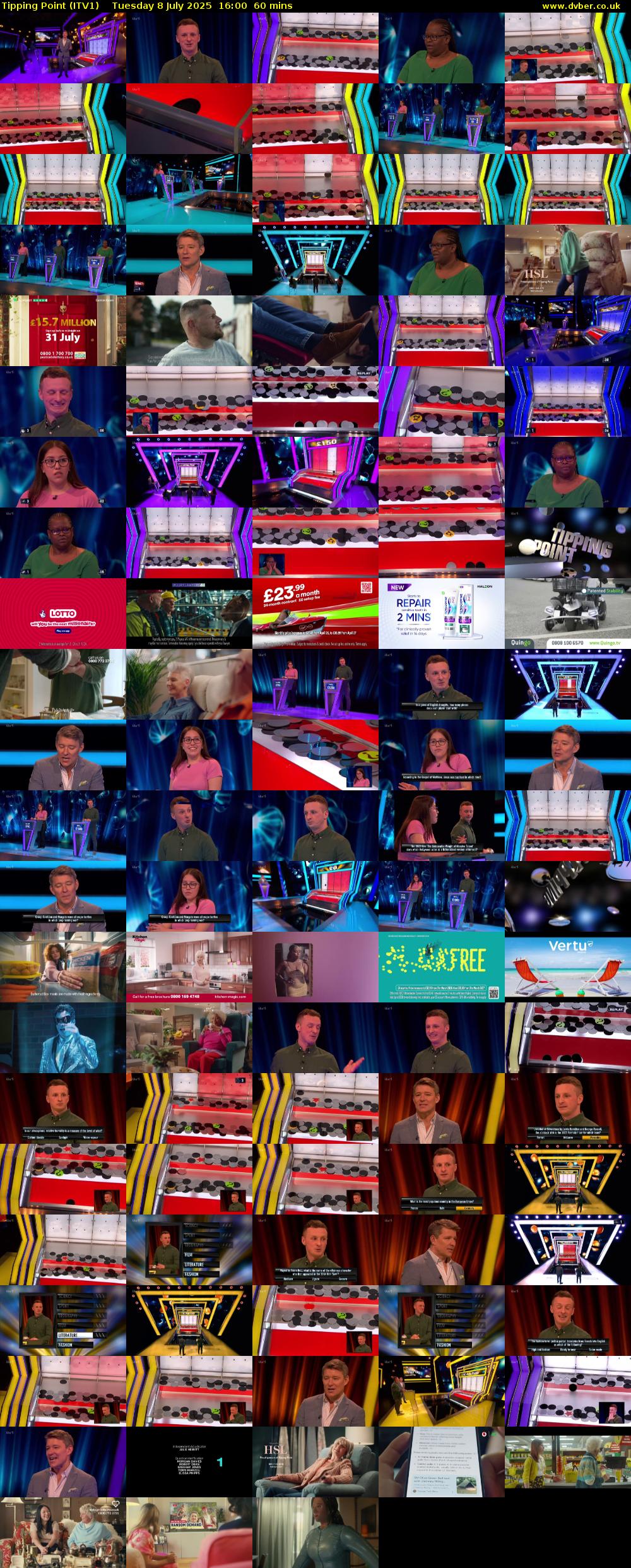 Tipping Point (ITV1) Tuesday 8 July 2025 16:00 - 17:00