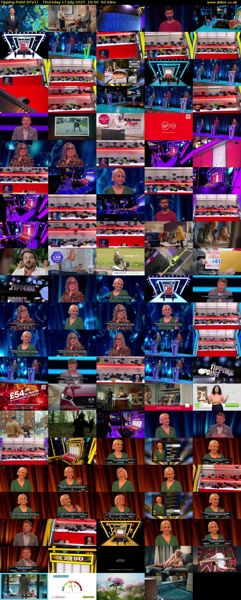 Tipping Point (ITV1) Thursday 17 July 2025 16:00 - 17:00
