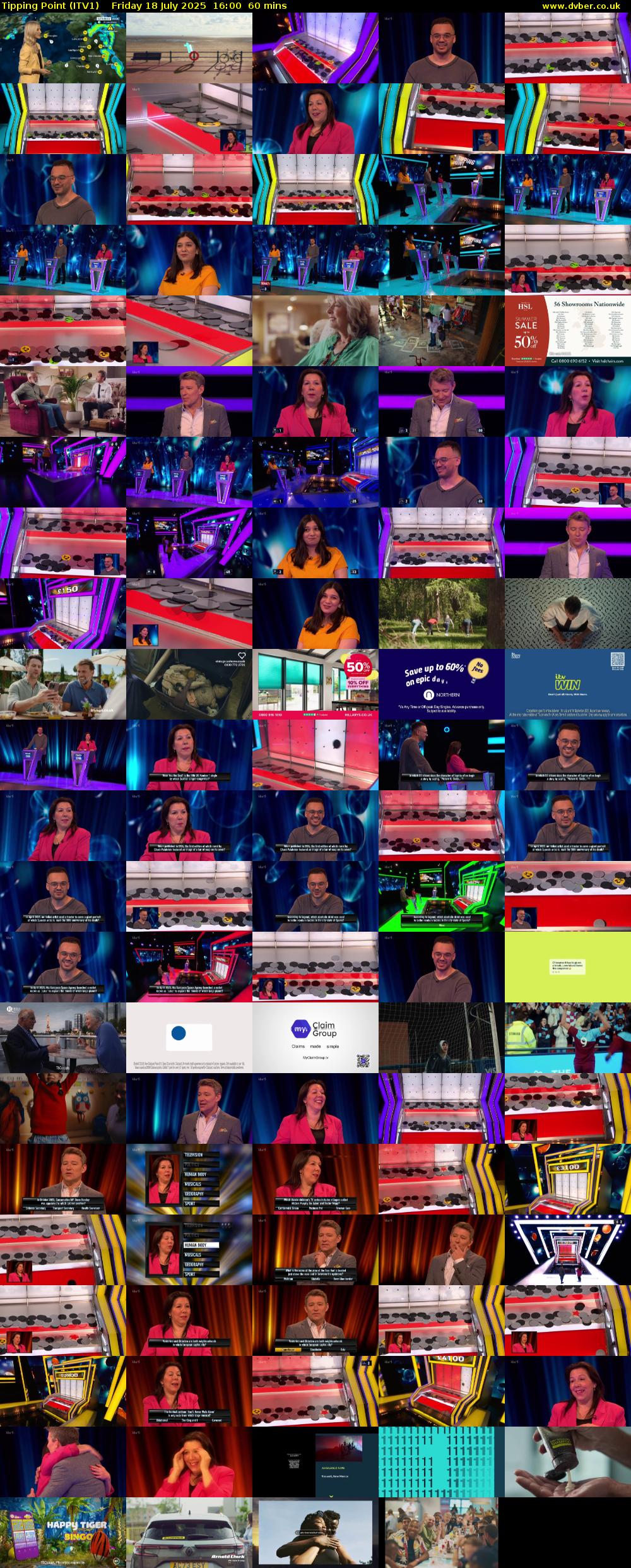 Tipping Point (ITV1) Friday 18 July 2025 16:00 - 17:00