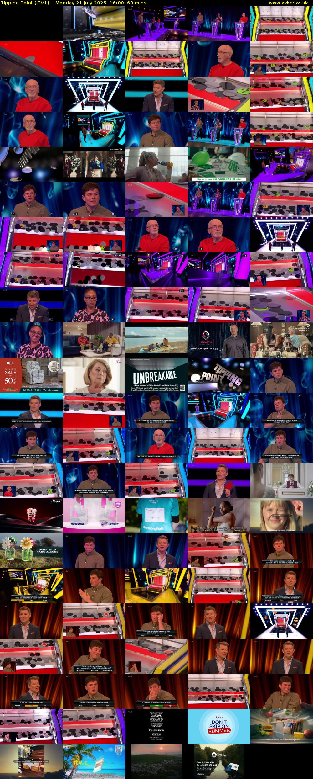 Tipping Point (ITV1) Monday 21 July 2025 16:00 - 17:00