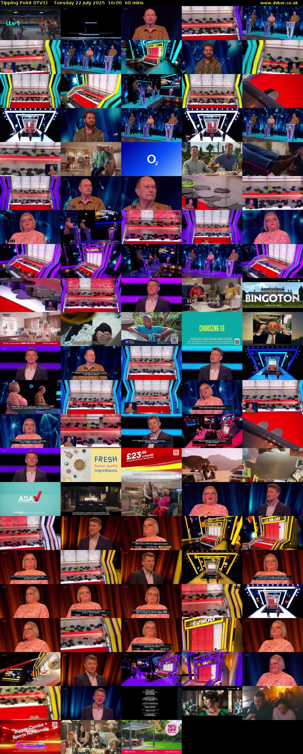 Tipping Point (ITV1) Tuesday 22 July 2025 16:00 - 17:00