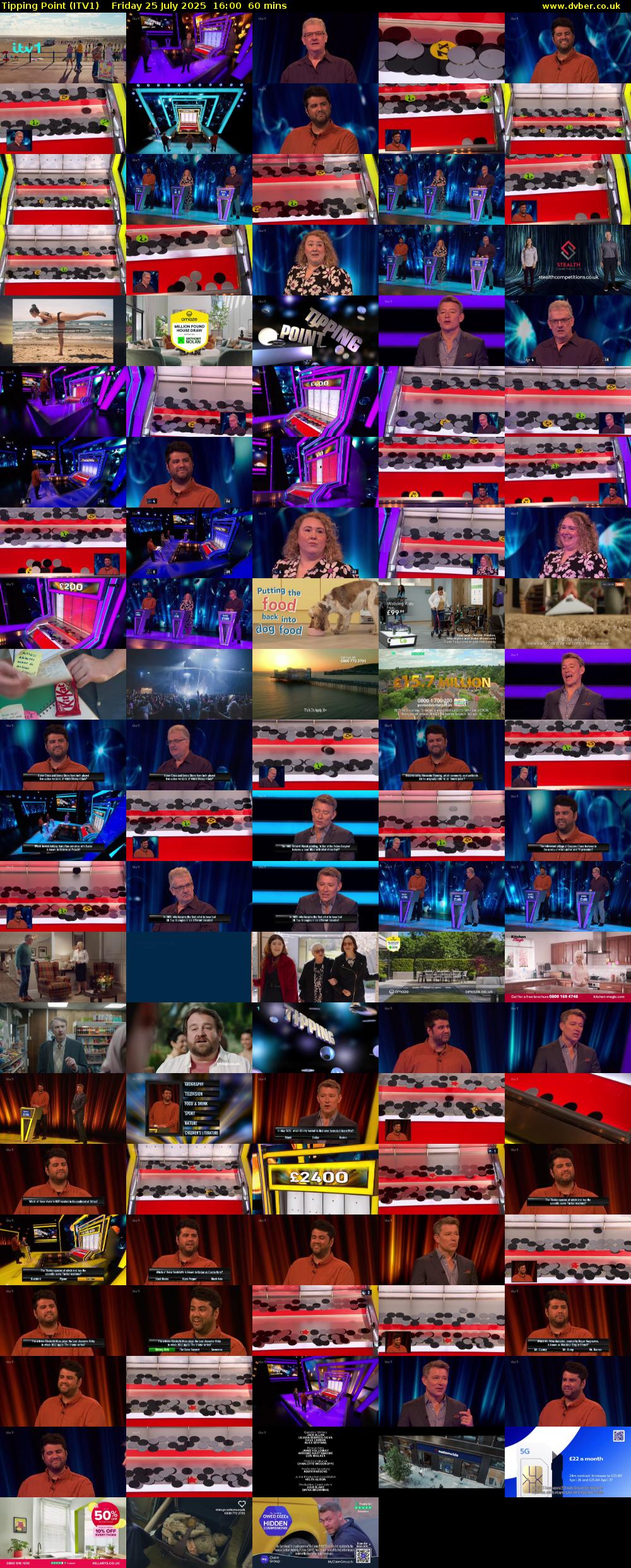 Tipping Point (ITV1) Friday 25 July 2025 16:00 - 17:00