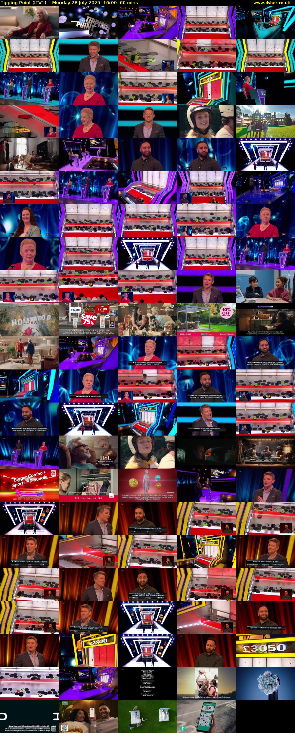 Tipping Point (ITV1) Monday 28 July 2025 16:00 - 17:00