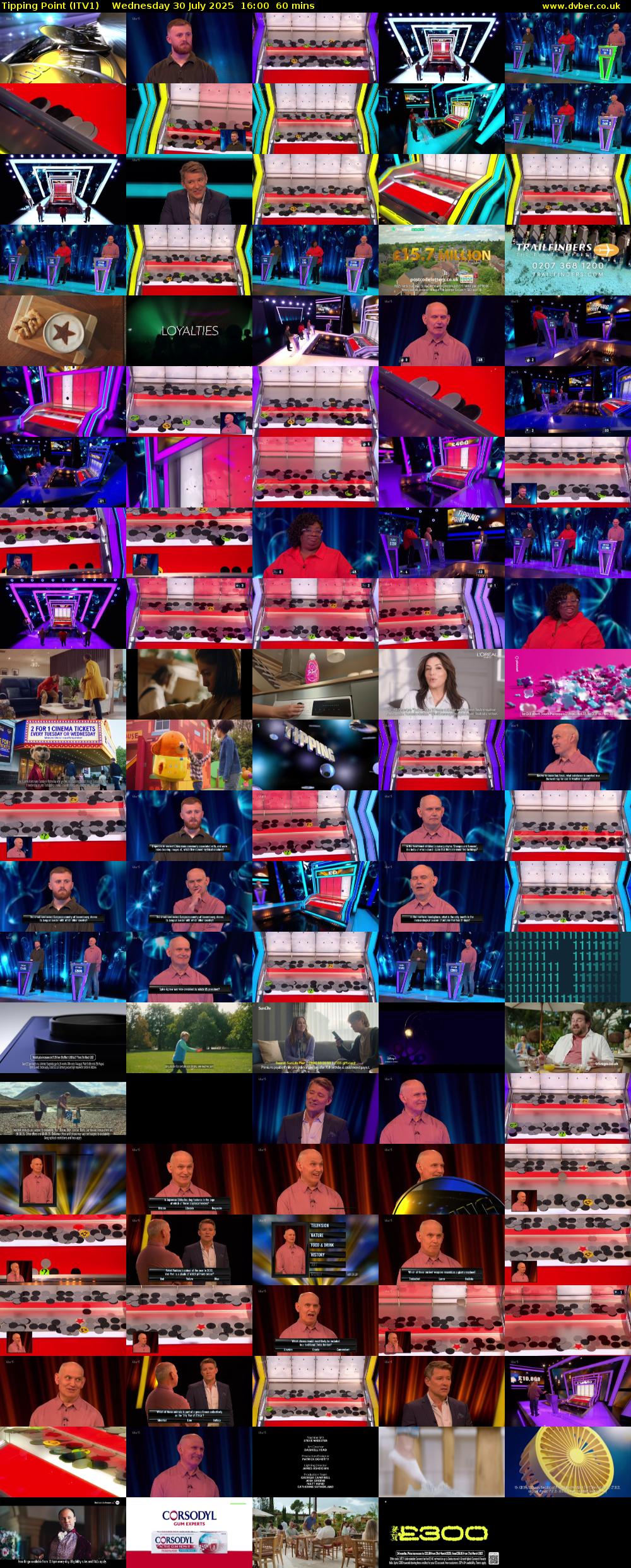 Tipping Point (ITV1) Wednesday 30 July 2025 16:00 - 17:00