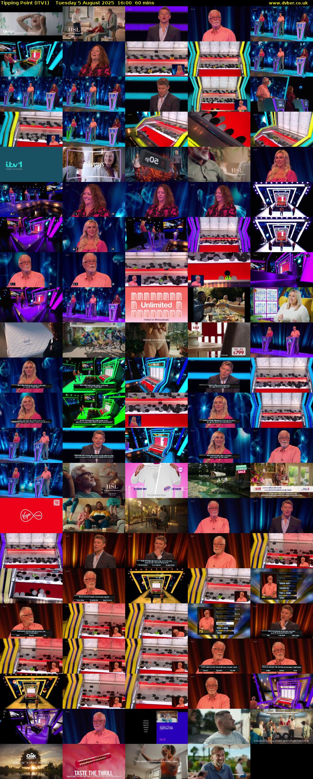 Tipping Point (ITV1) Tuesday 5 August 2025 16:00 - 17:00
