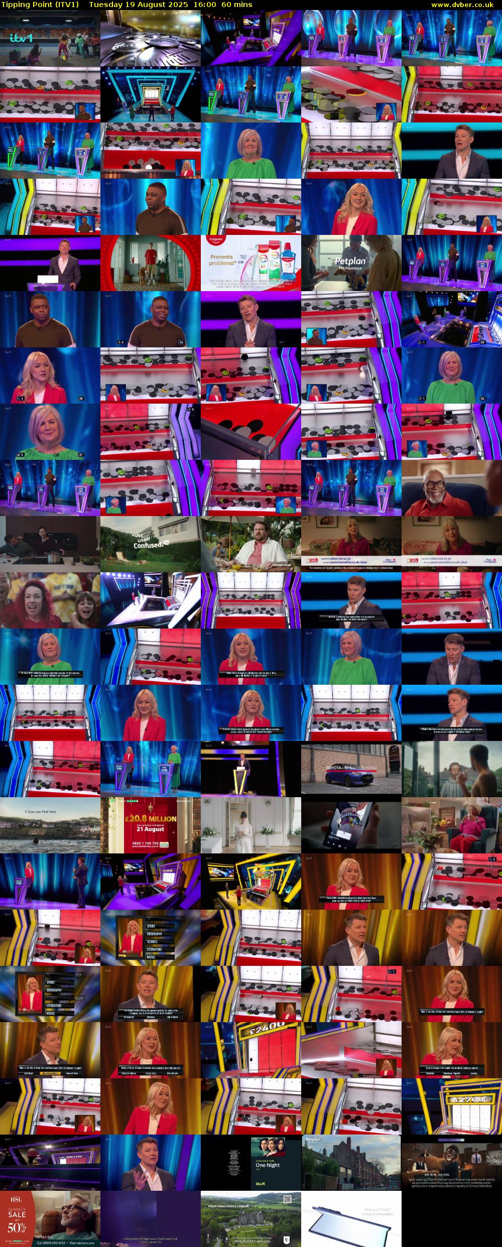 Tipping Point (ITV1) Tuesday 19 August 2025 16:00 - 17:00