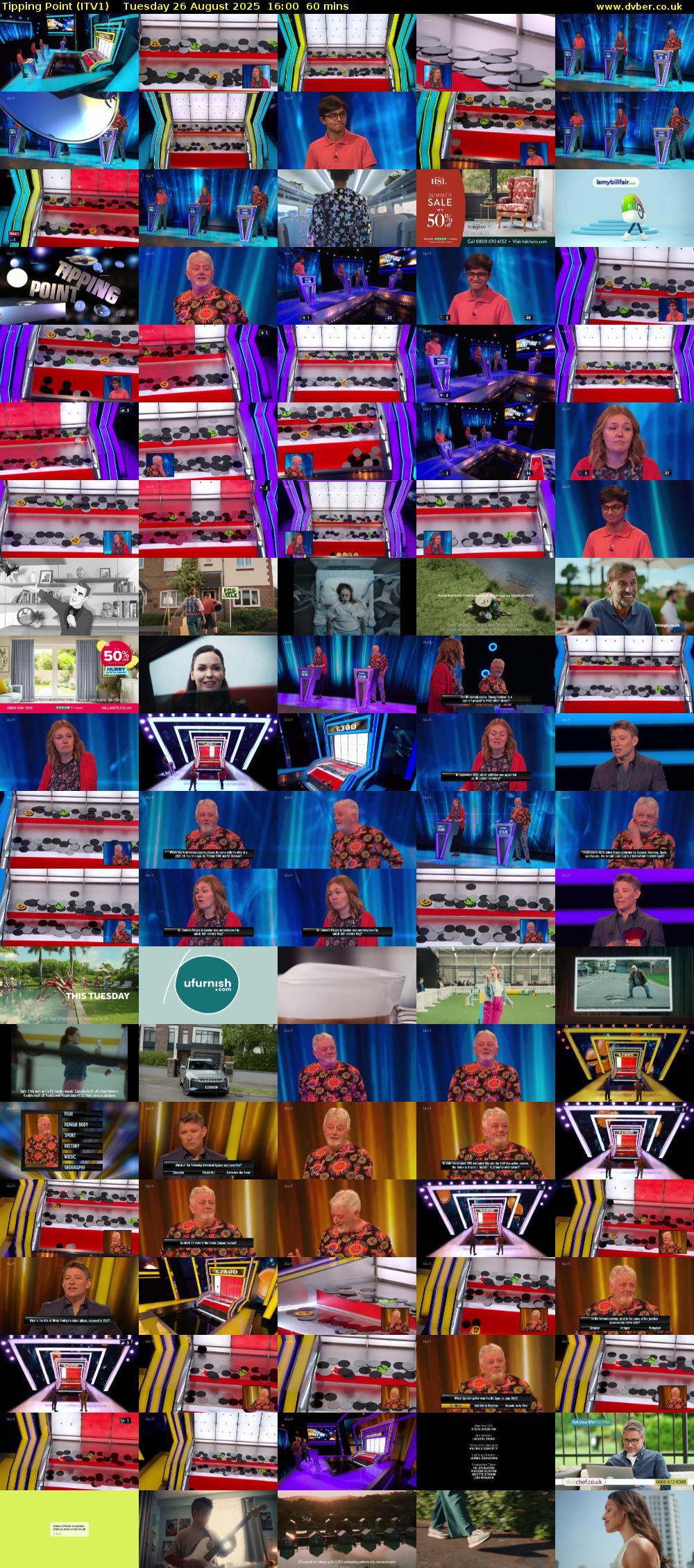 Tipping Point (ITV1) Tuesday 26 August 2025 16:00 - 17:00