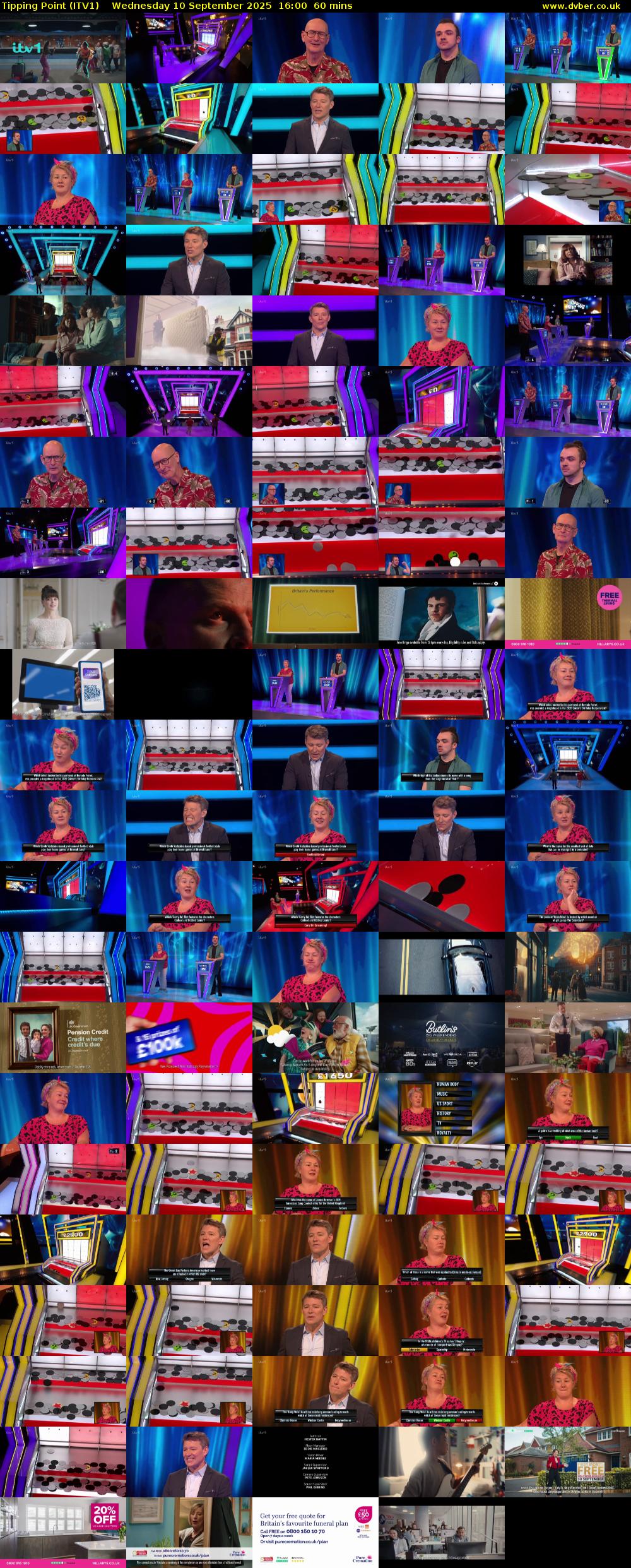 Tipping Point (ITV1) Wednesday 10 September 2025 16:00 - 17:00