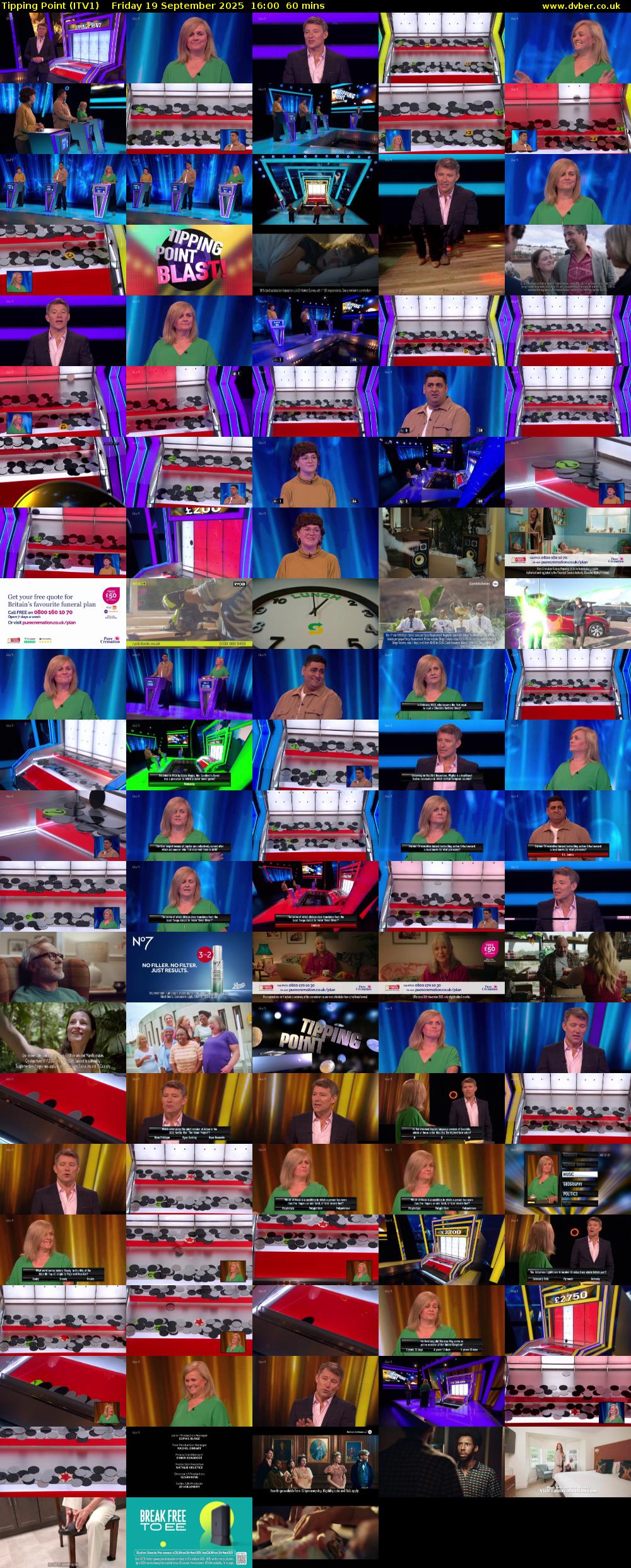 Tipping Point (ITV1) Friday 19 September 2025 16:00 - 17:00