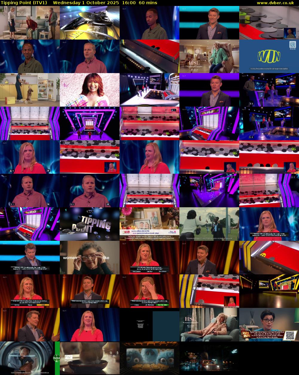 Tipping Point (ITV1) Wednesday 1 October 2025 16:00 - 17:00