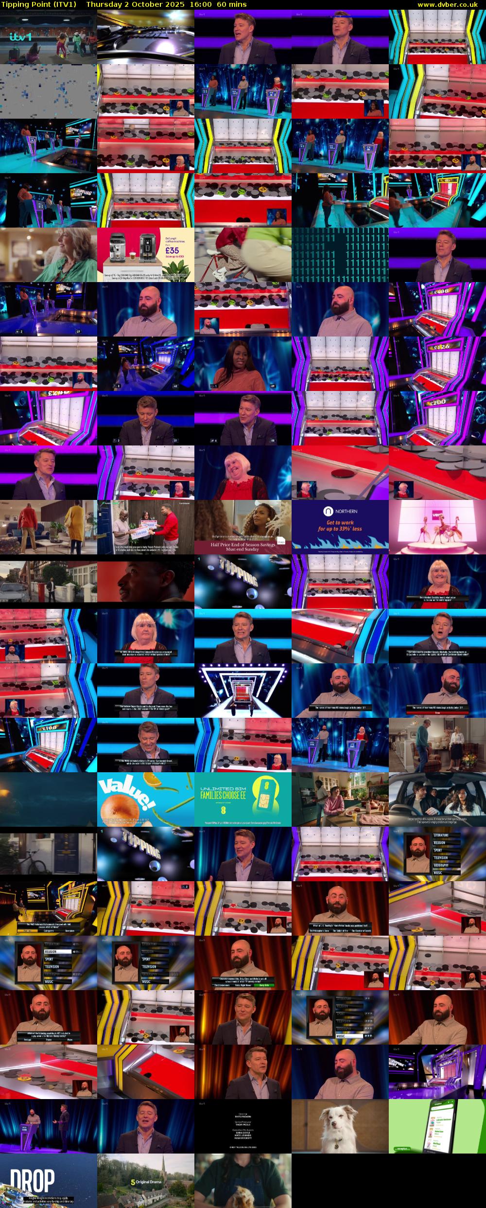 Tipping Point (ITV1) Thursday 2 October 2025 16:00 - 17:00