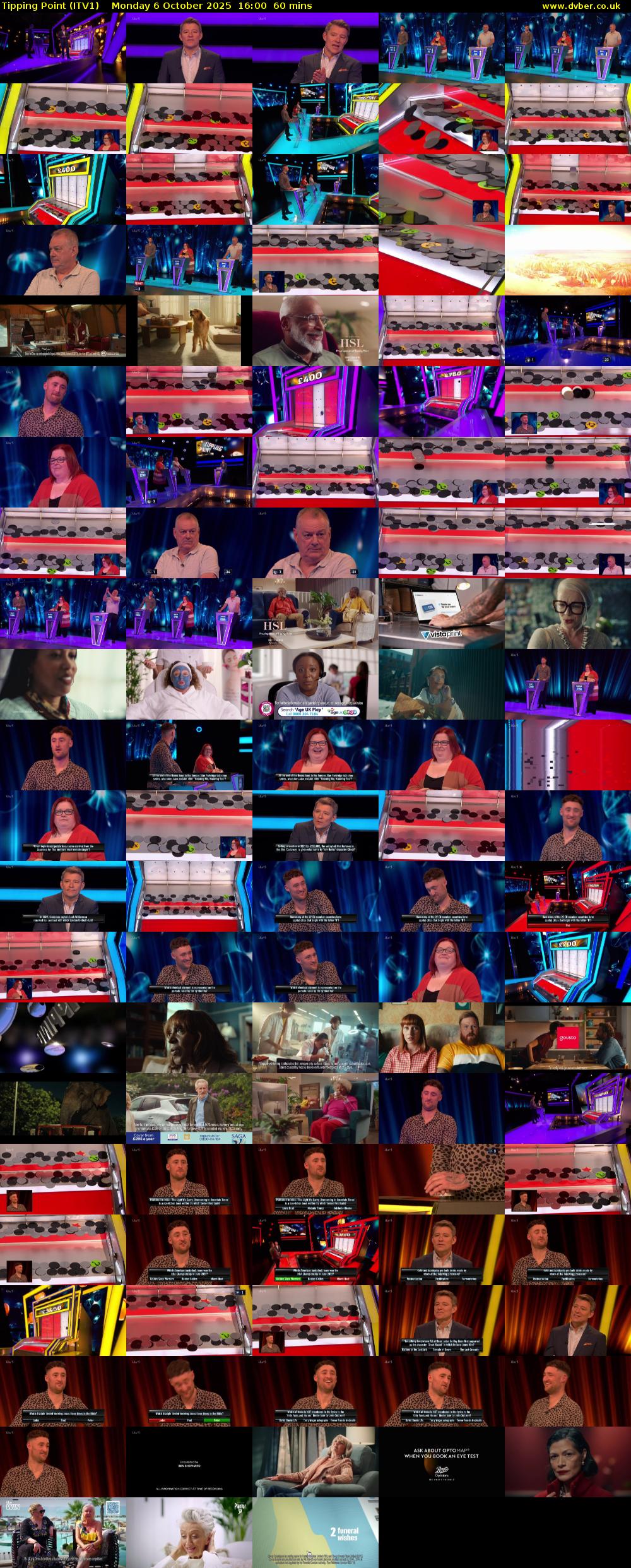 Tipping Point (ITV1) Monday 6 October 2025 16:00 - 17:00