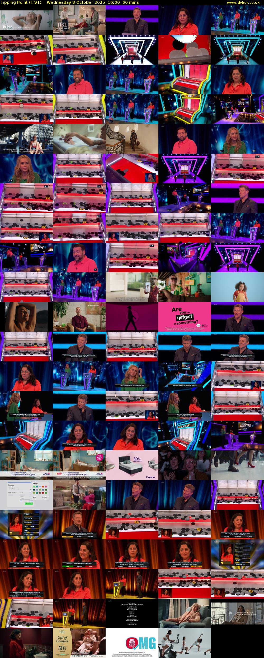 Tipping Point (ITV1) Wednesday 8 October 2025 16:00 - 17:00