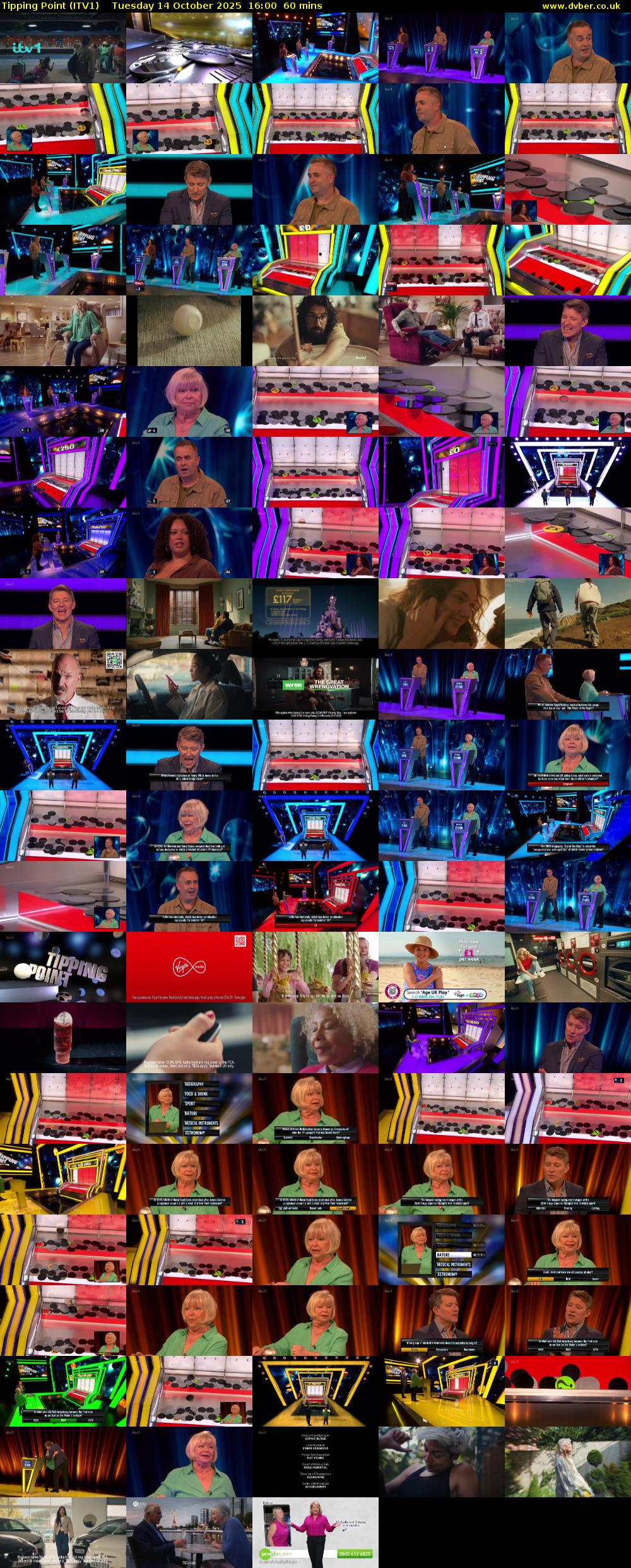 Tipping Point (ITV1) Tuesday 14 October 2025 16:00 - 17:00