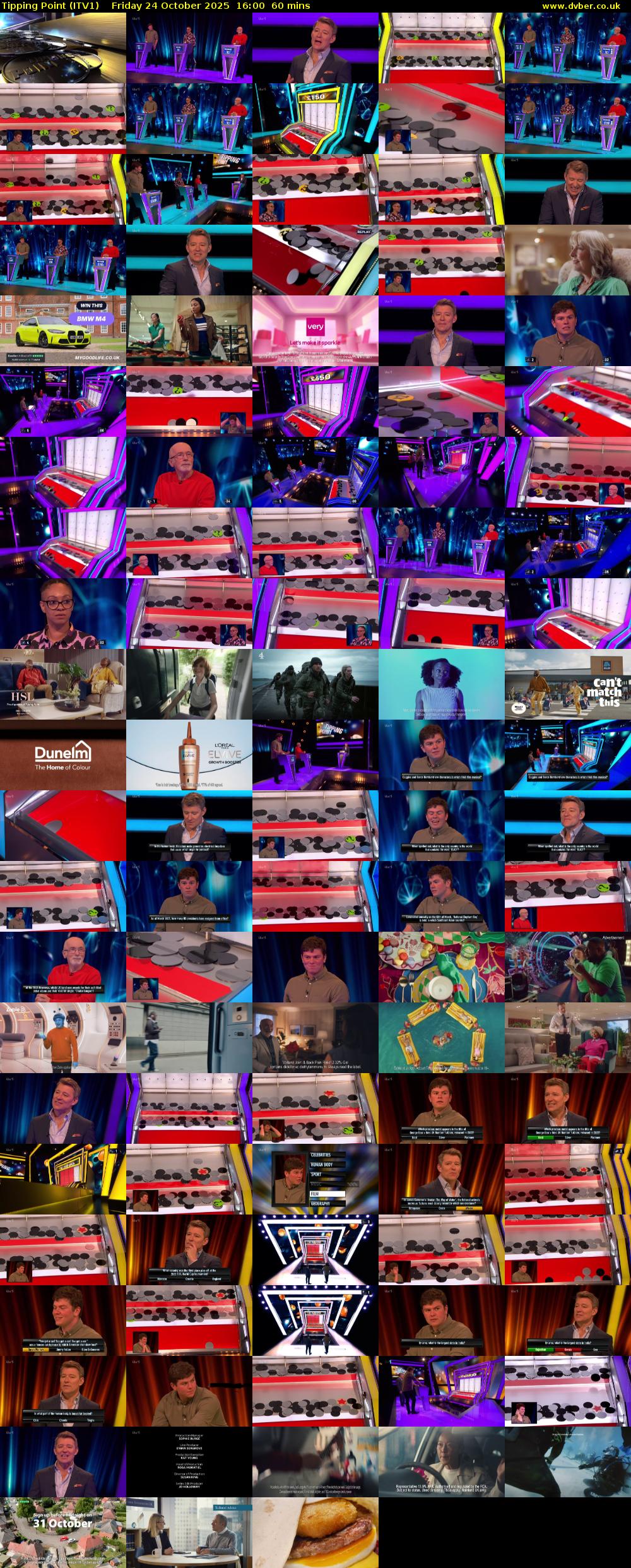 Tipping Point (ITV1) Friday 24 October 2025 16:00 - 17:00