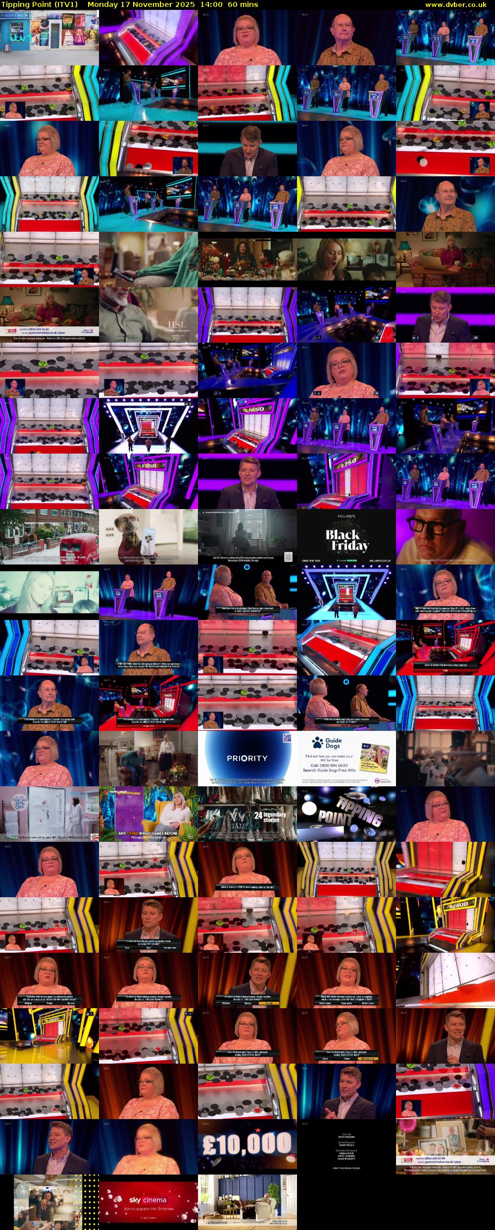 Tipping Point (ITV1) Monday 17 November 2025 14:00 - 15:00