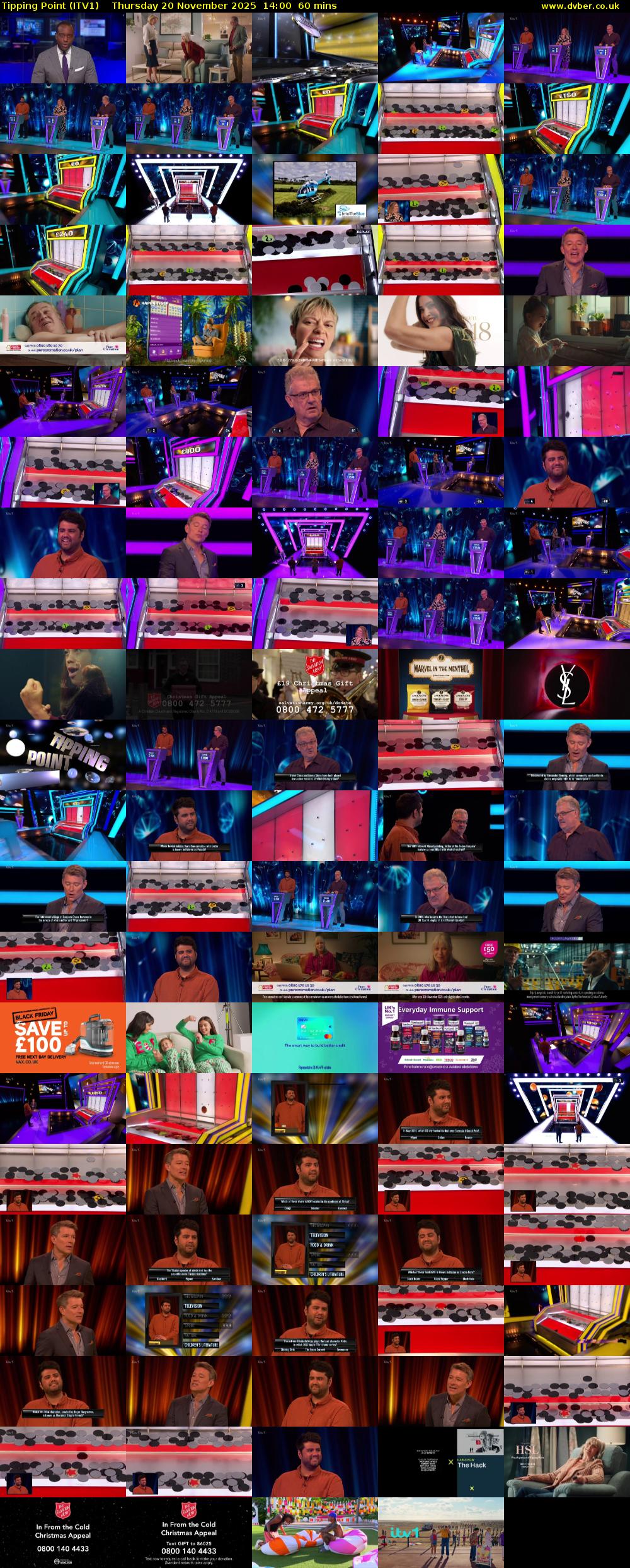 Tipping Point (ITV1) Thursday 20 November 2025 14:00 - 15:00