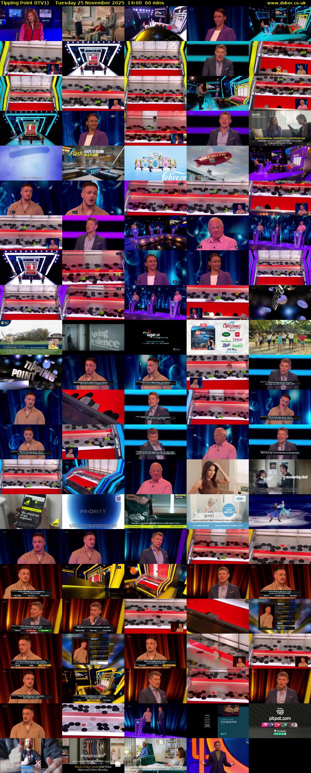 Tipping Point (ITV1) Tuesday 25 November 2025 14:00 - 15:00