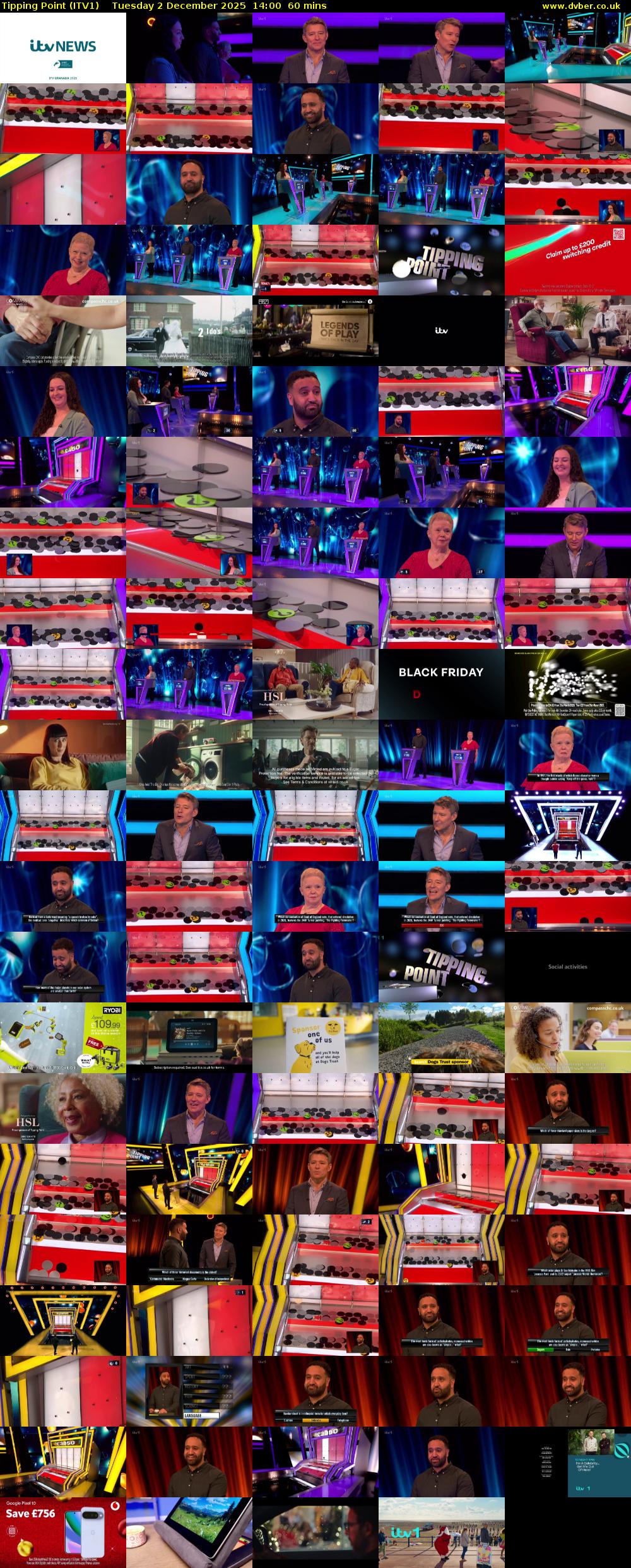 Tipping Point (ITV1) Tuesday 2 December 2025 14:00 - 15:00