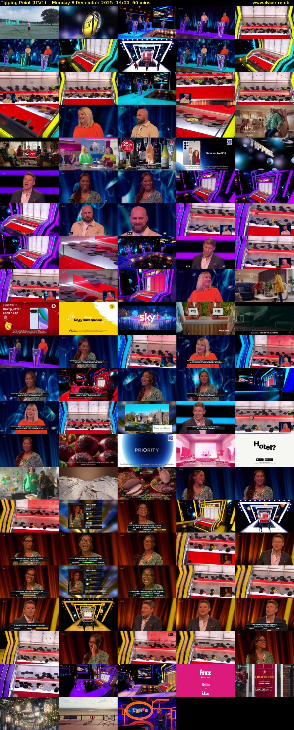 Tipping Point (ITV1) Monday 8 December 2025 14:00 - 15:00