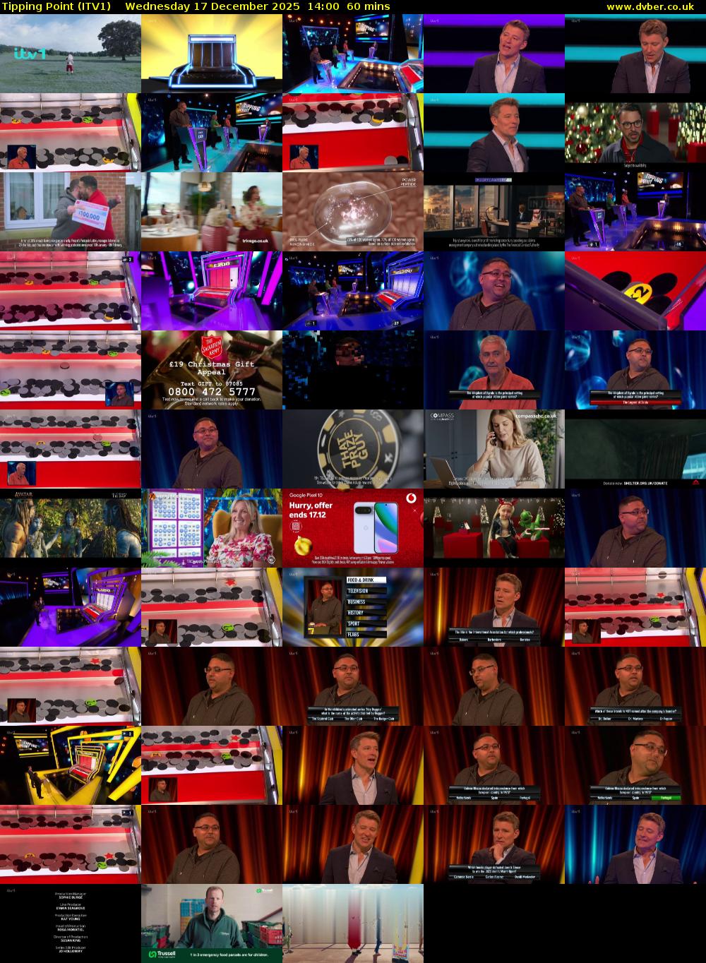 Tipping Point (ITV1) Wednesday 17 December 2025 14:00 - 15:00