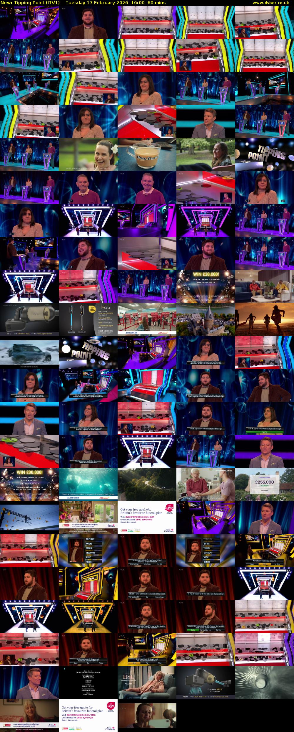 Tipping Point (ITV1) Tuesday 17 February 2026 16:00 - 17:00