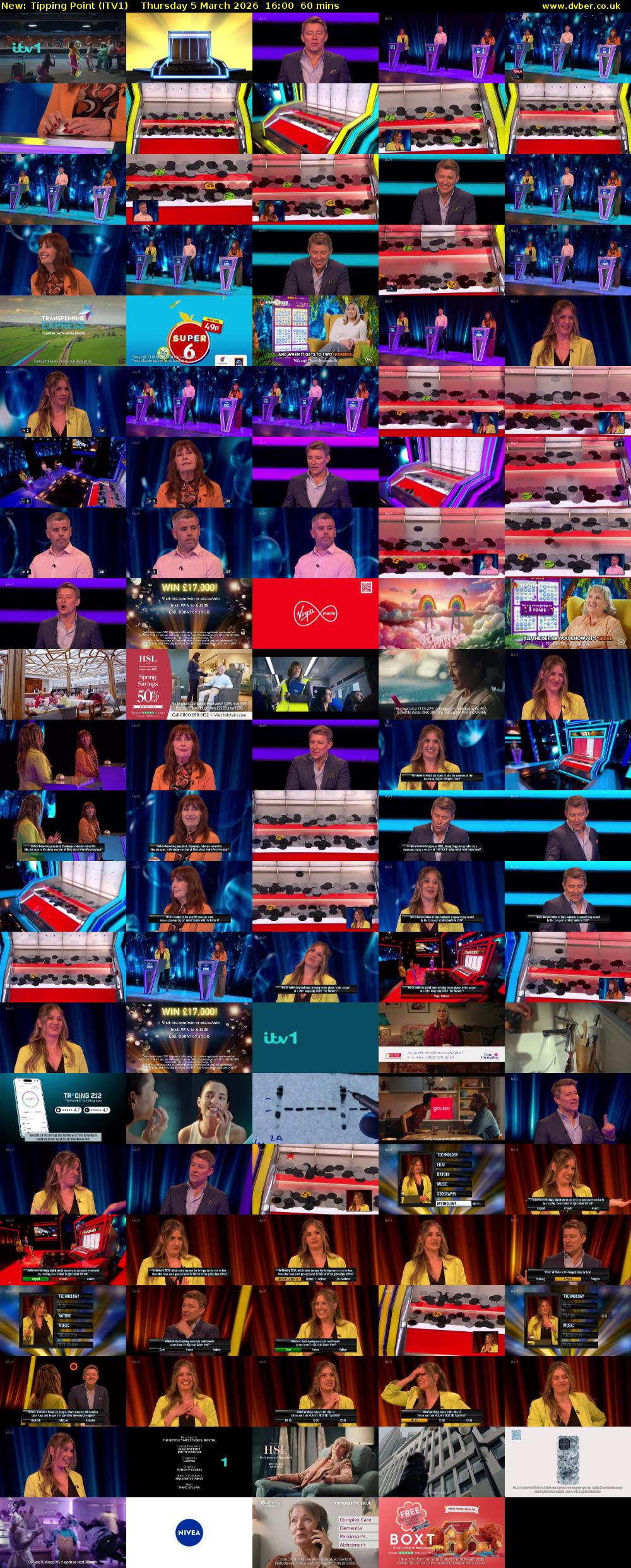 Tipping Point (ITV1) Thursday 5 March 2026 16:00 - 17:00