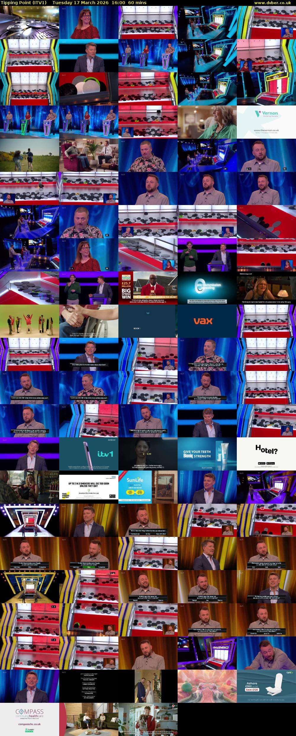 Tipping Point (ITV1) Tuesday 17 March 2026 16:00 - 17:00