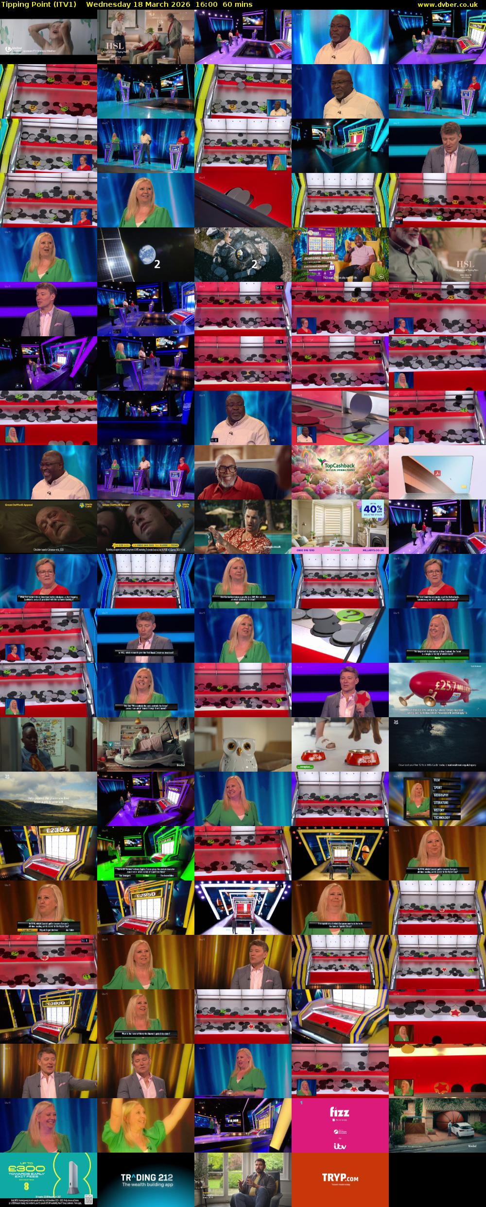 Tipping Point (ITV1) Wednesday 18 March 2026 16:00 - 17:00