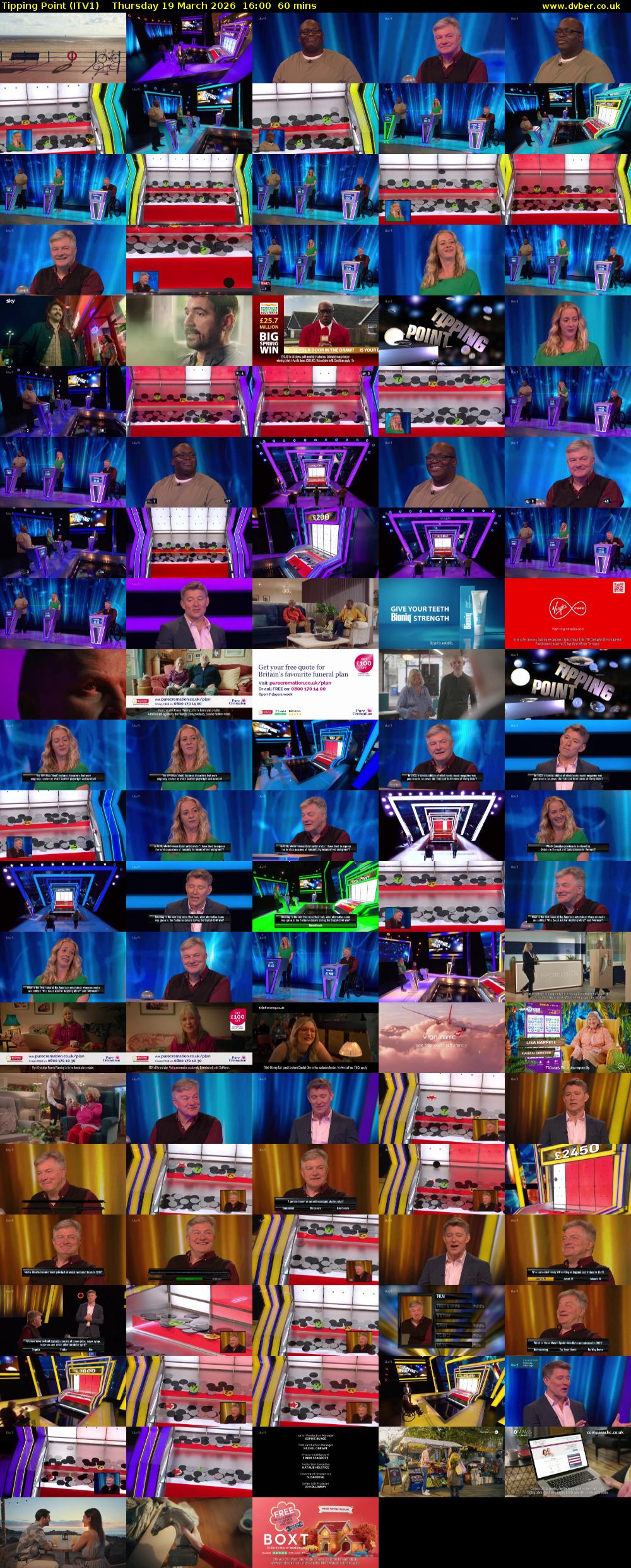 Tipping Point (ITV1) Thursday 19 March 2026 16:00 - 17:00